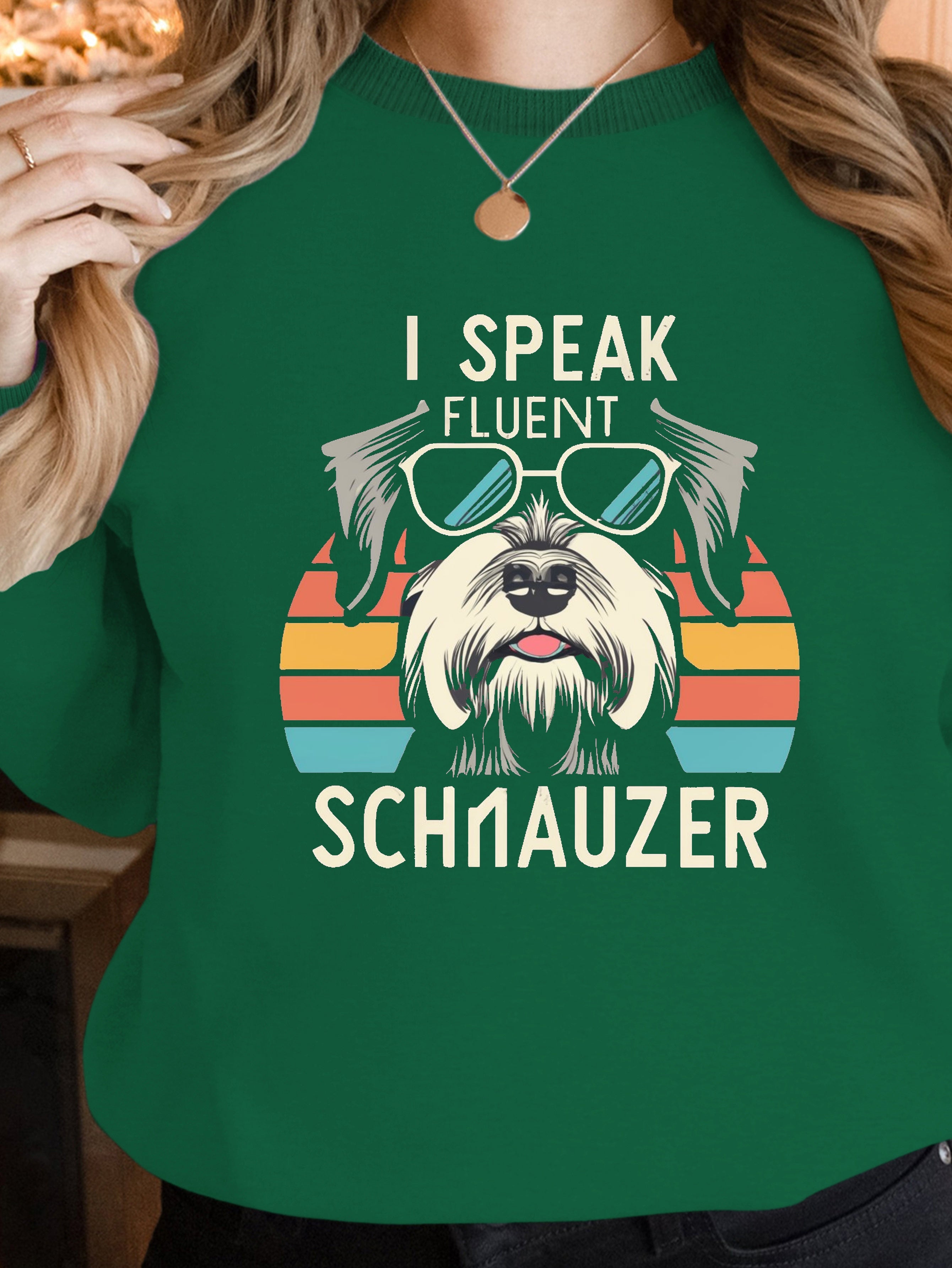 Fluent Schnauzer Style women's sweatshirts