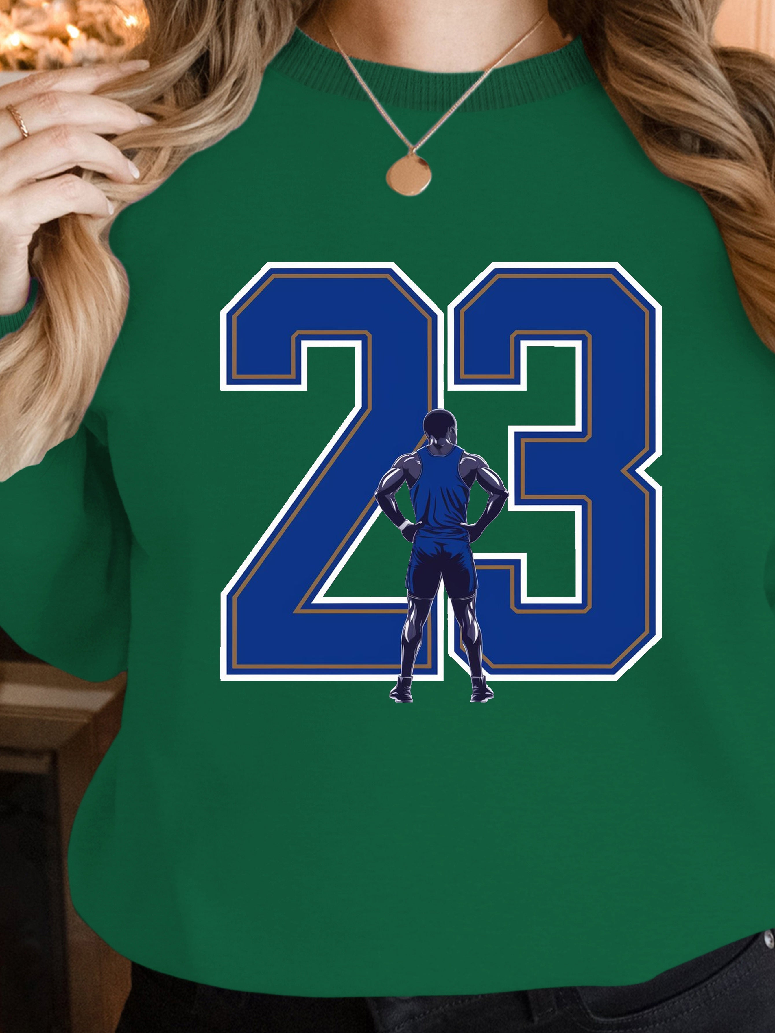 Athlete with number 23 women's sweatshirts