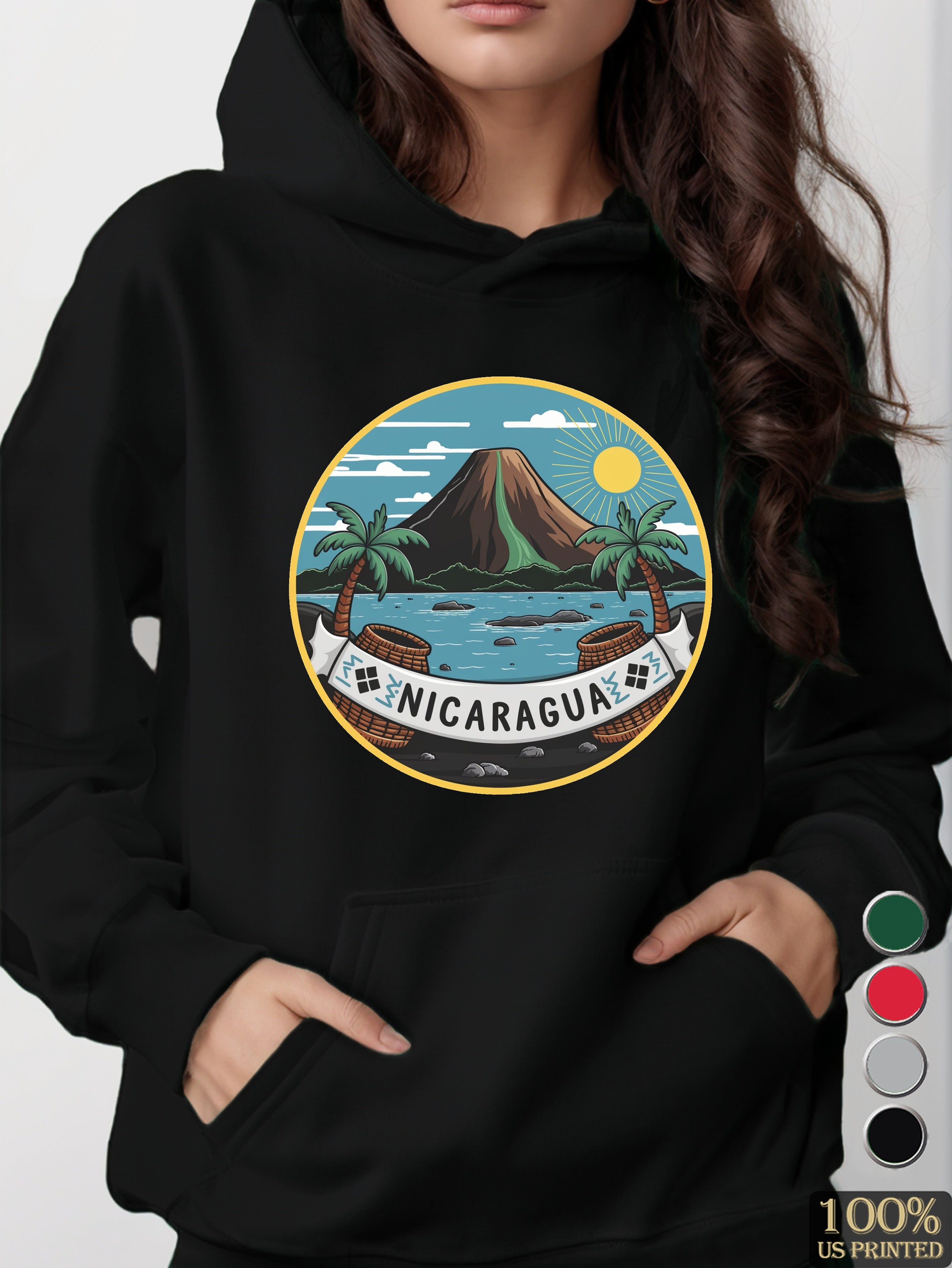 NICARAGUA women's hooded sweatshirt