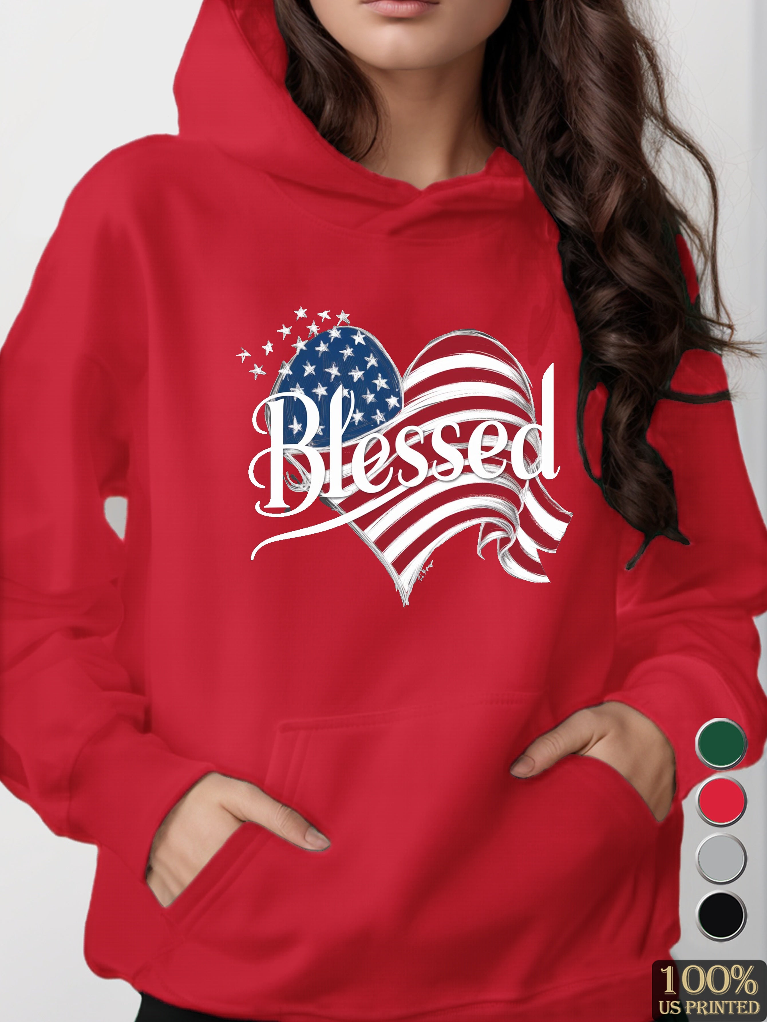 blessed women's hooded sweatshirt