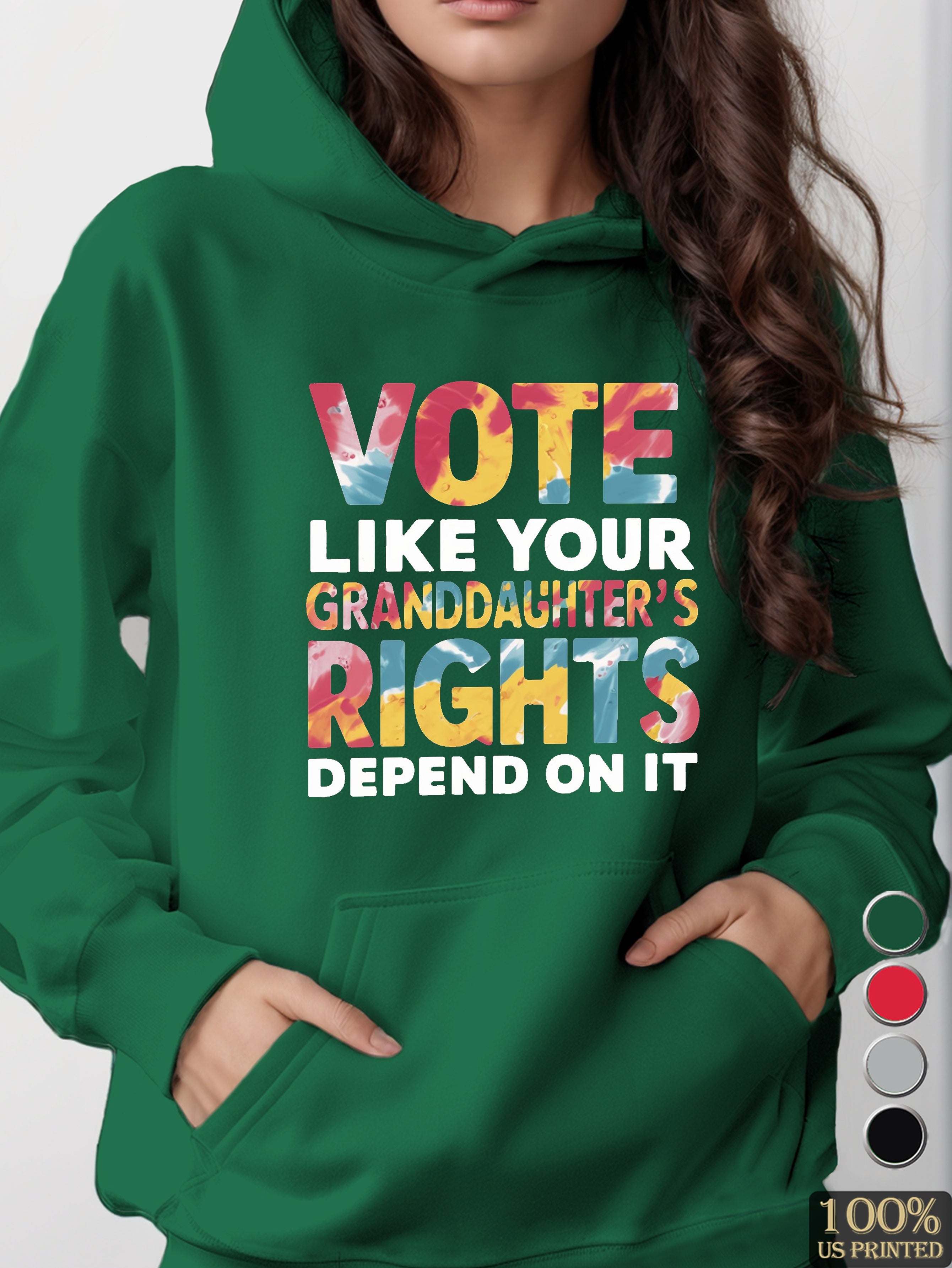 graphic women's hooded sweatshirt