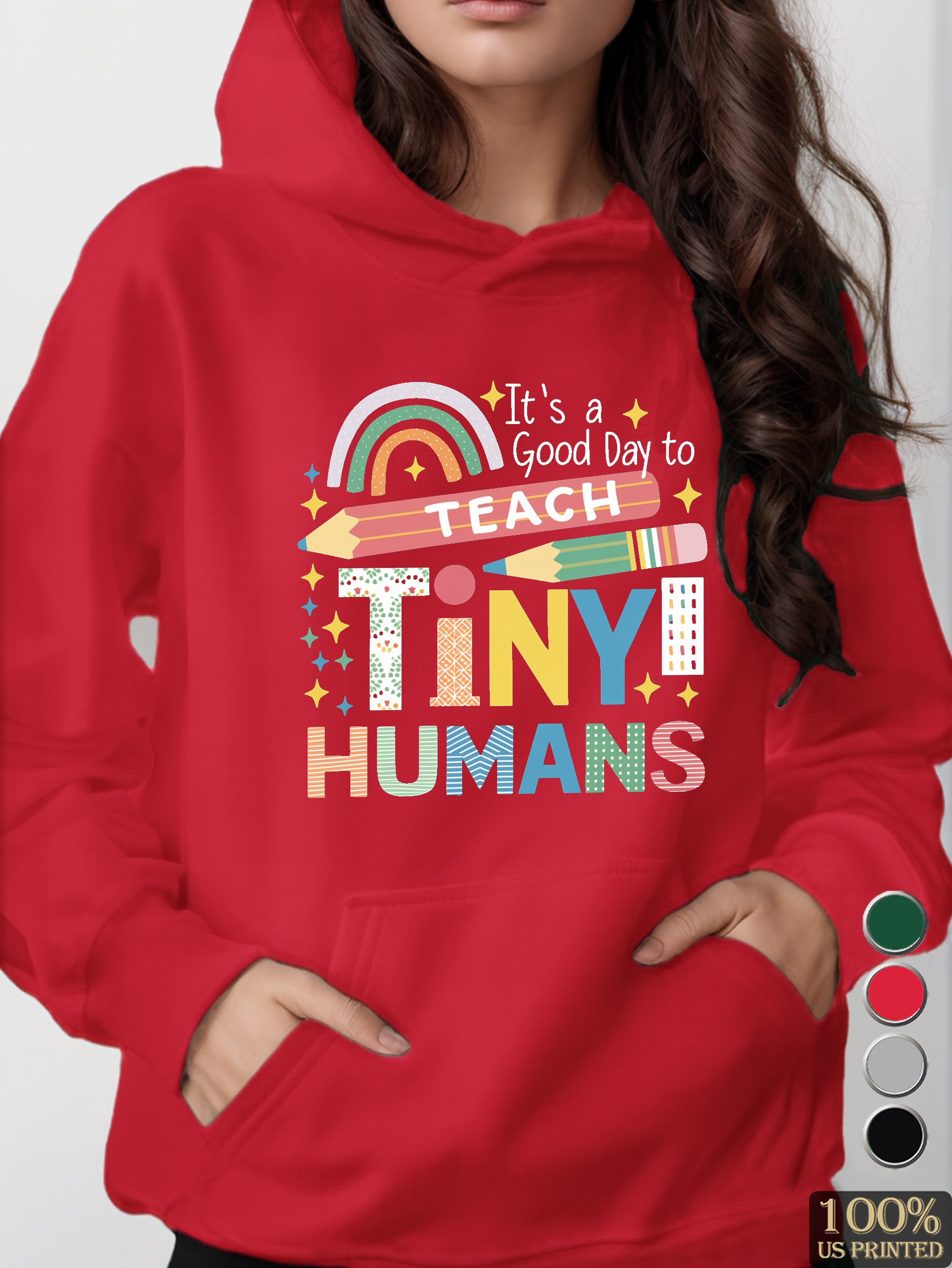 graphic women's hooded sweatshirt