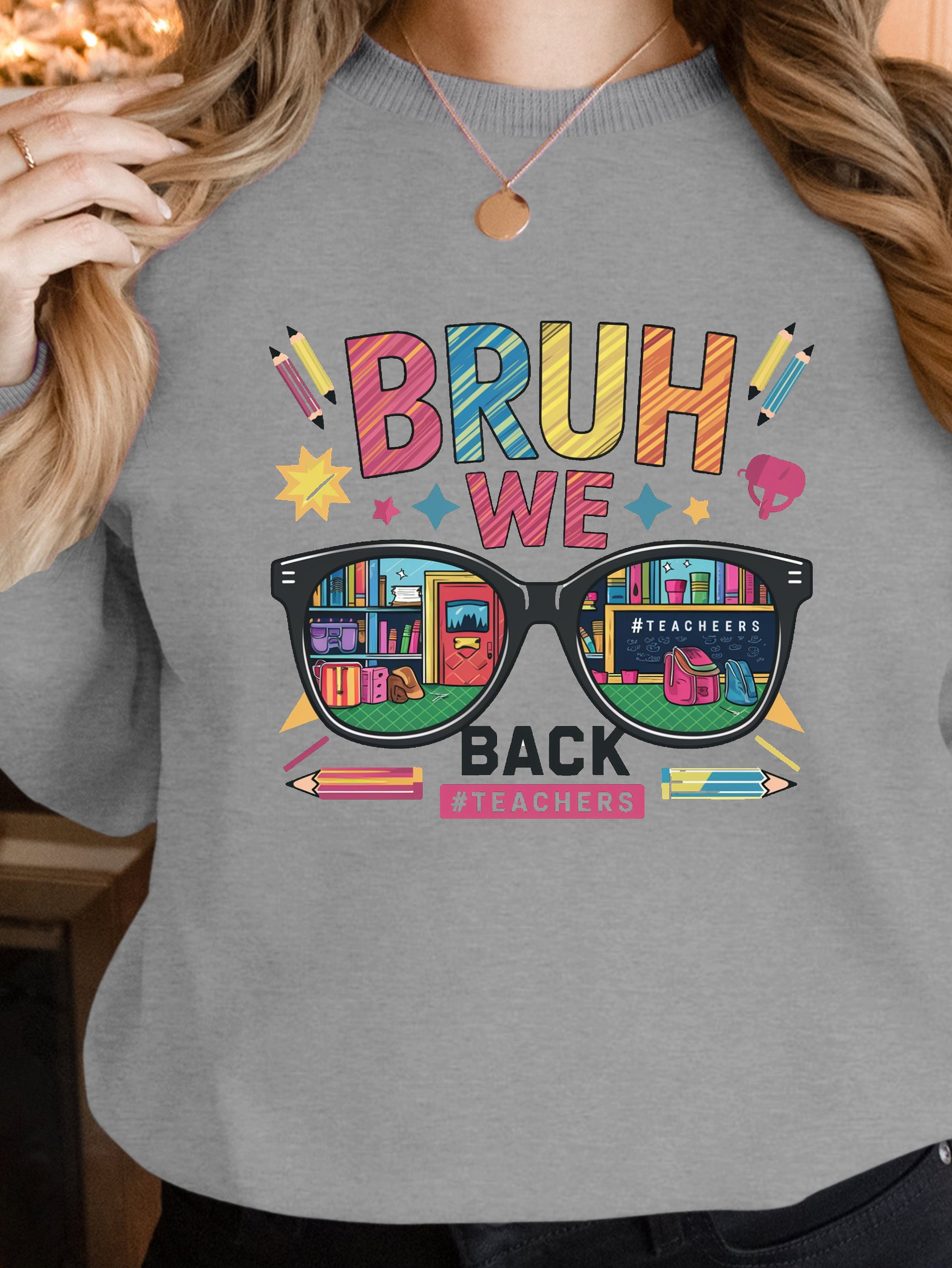 bruh we back women's sweatshirts