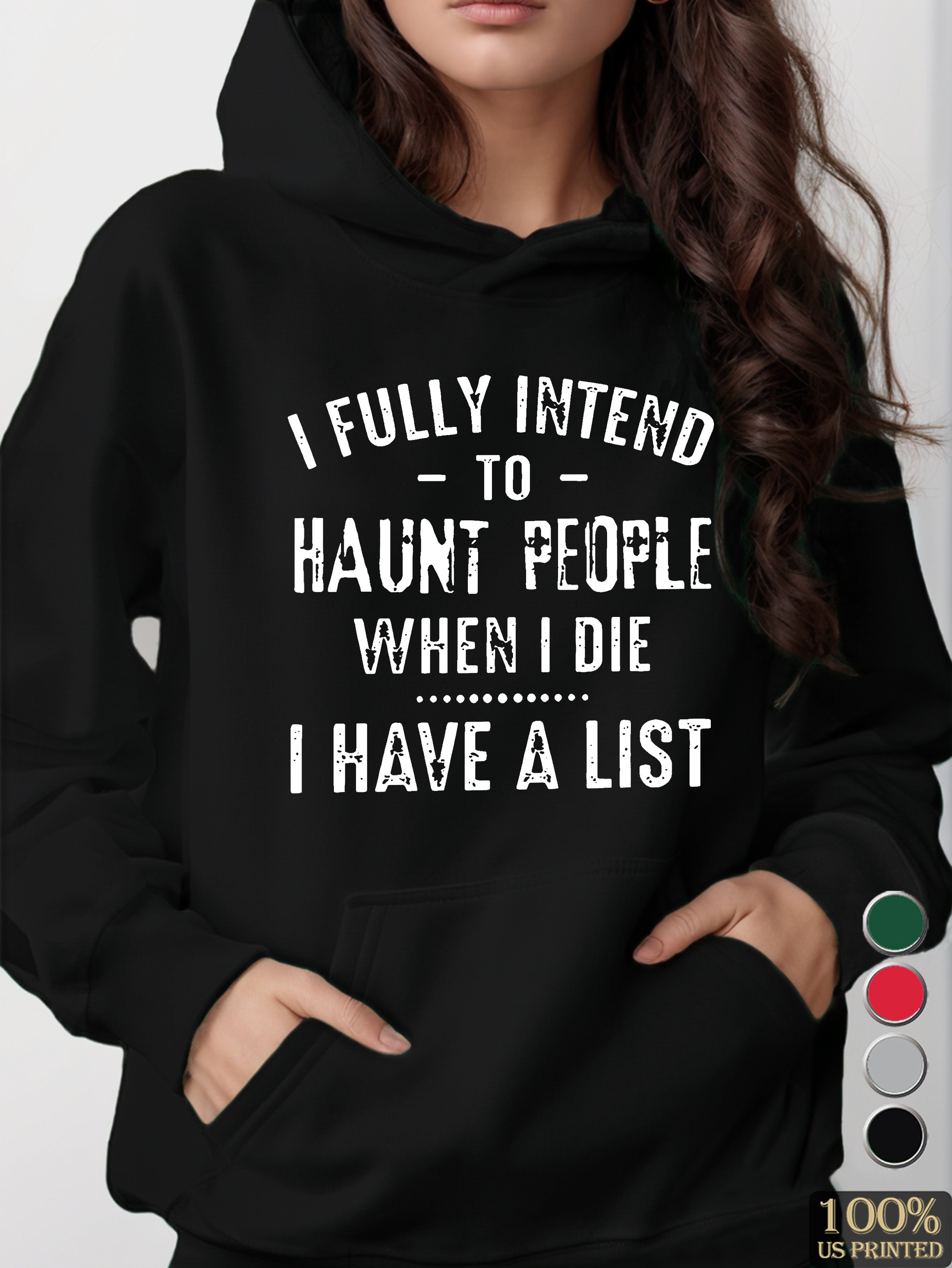 graphic women's hooded sweatshirt