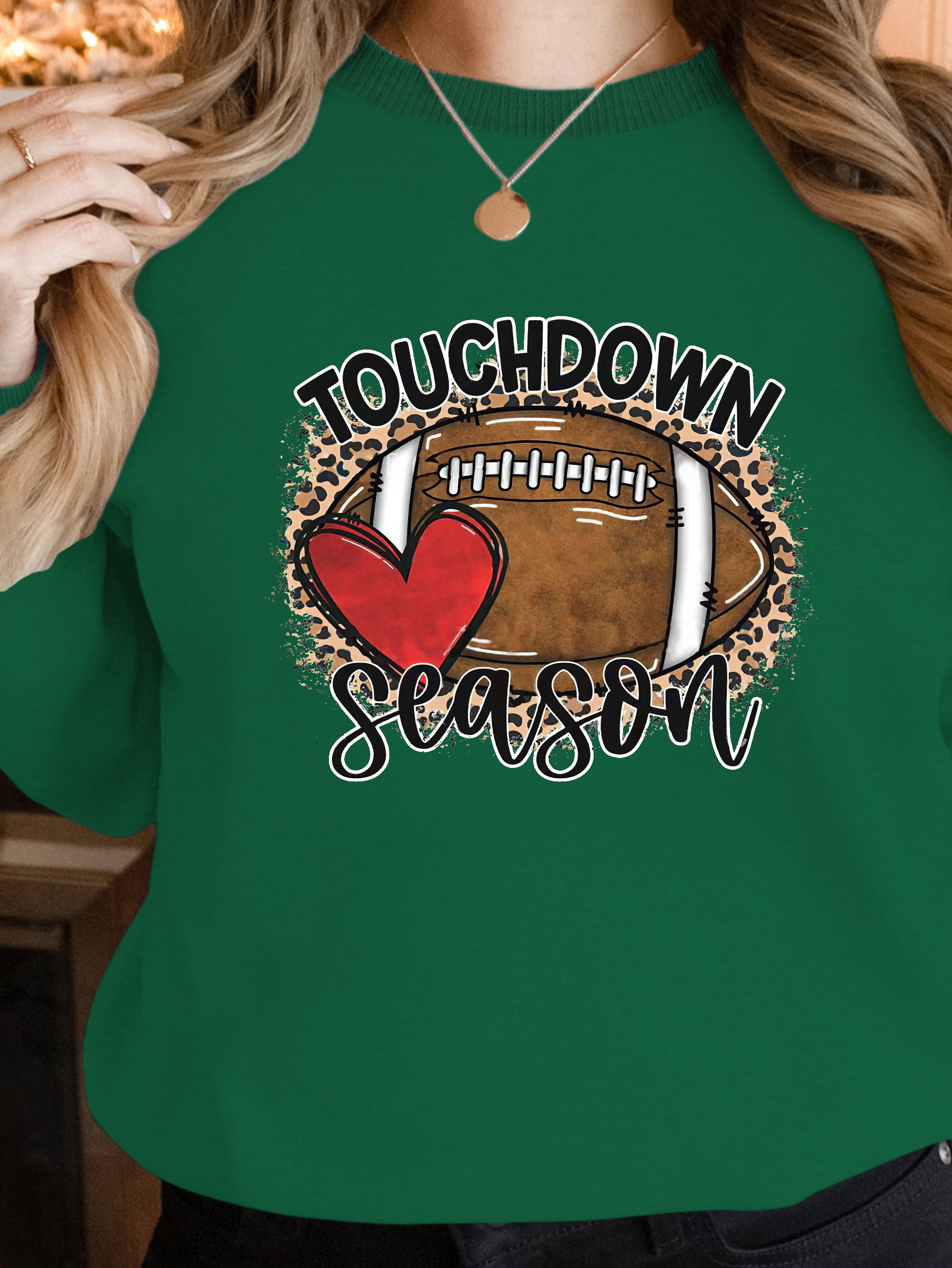 touchdown season women's sweatshirts