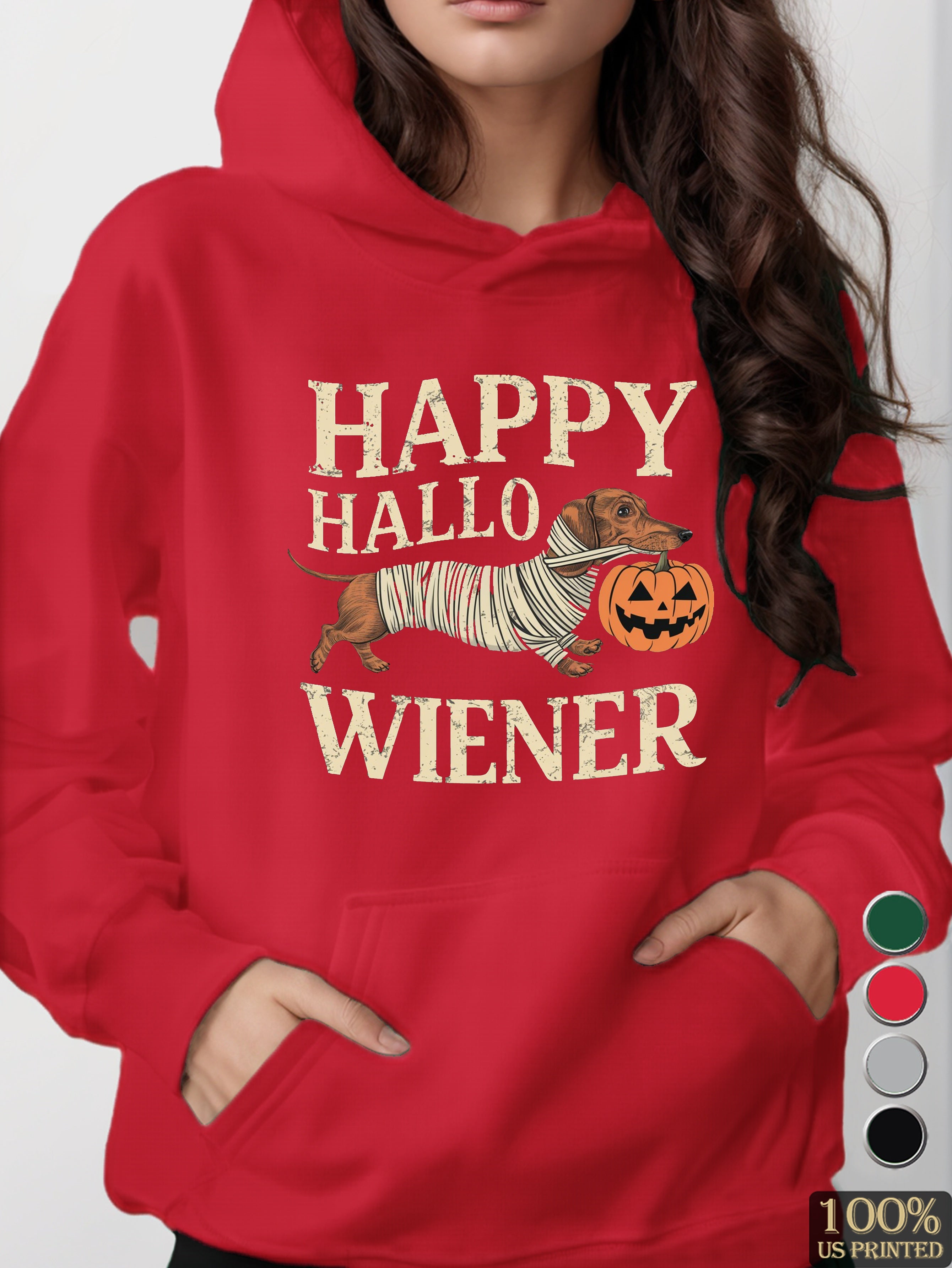 graphic women's hooded sweatshirt