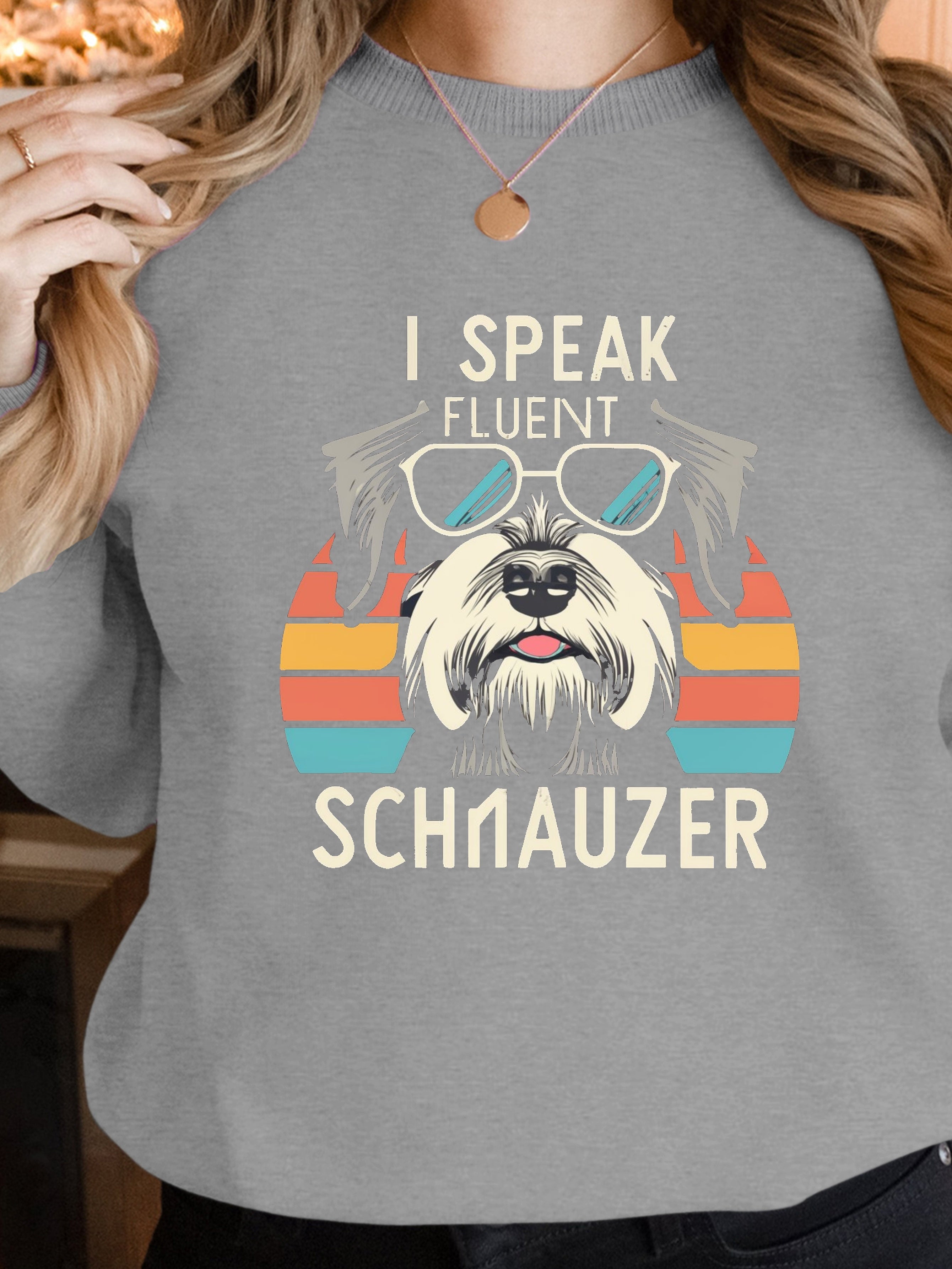 Fluent Schnauzer Style women's sweatshirts