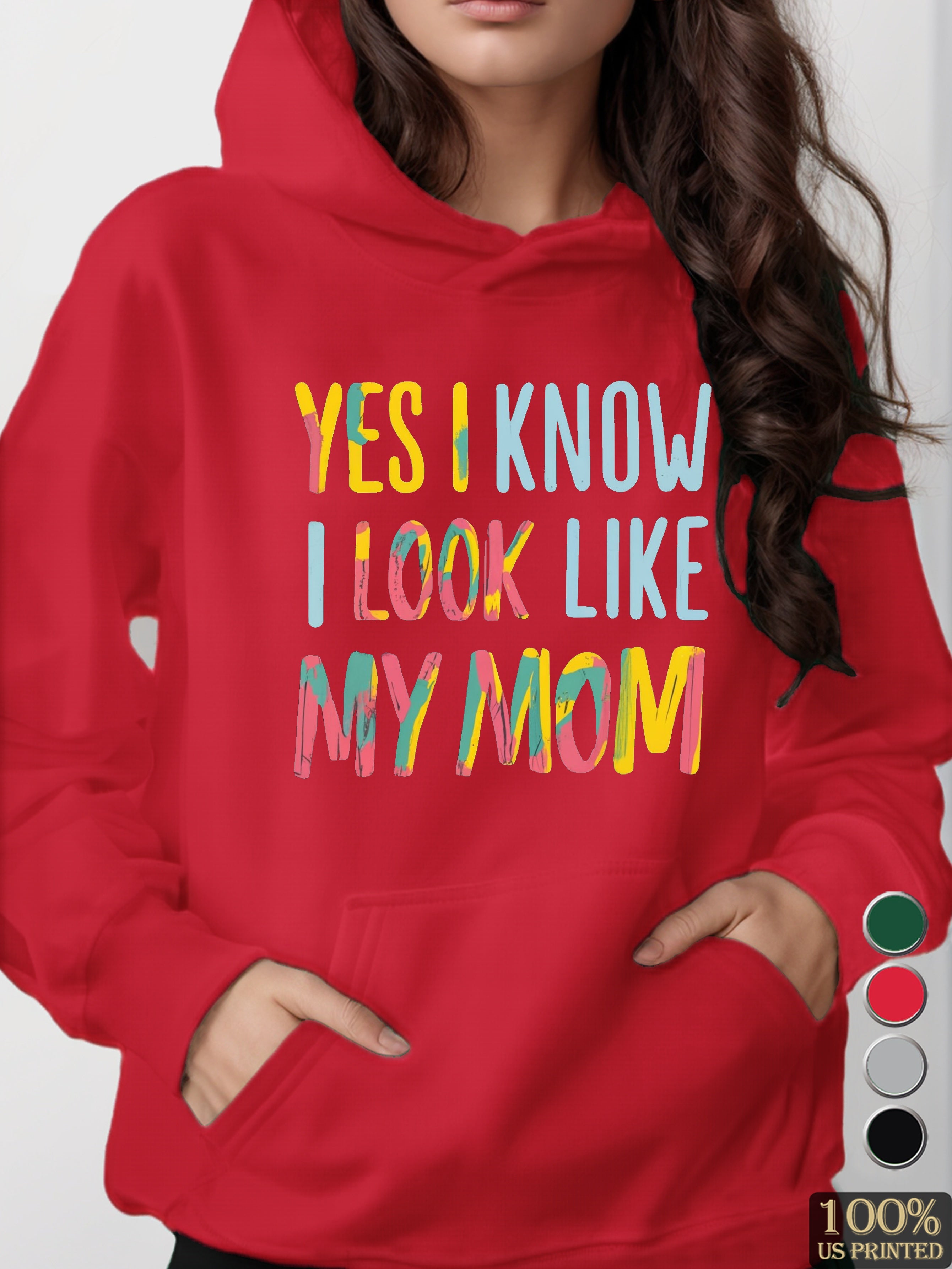 graphic women's hooded sweatshirt