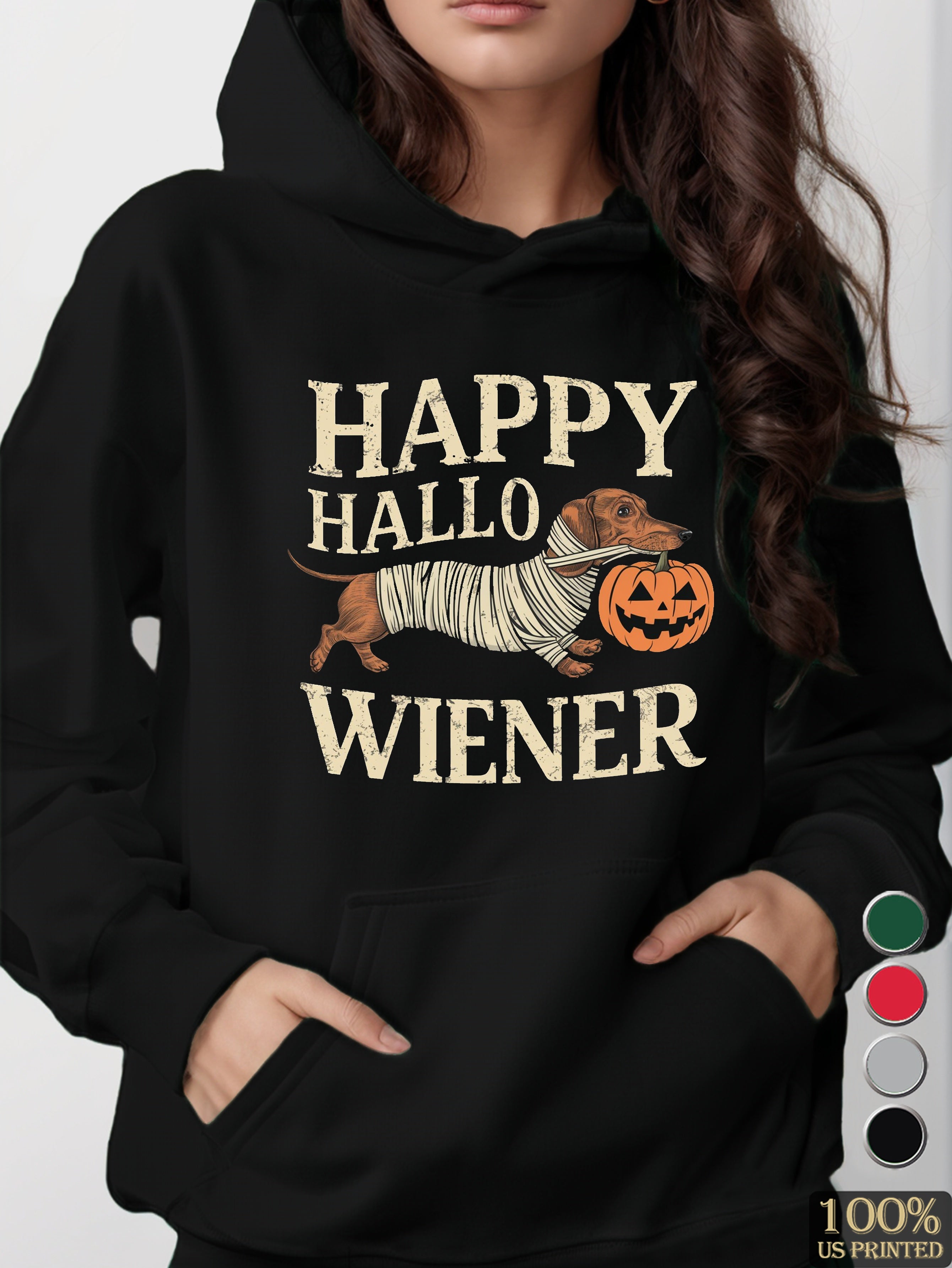 graphic women's hooded sweatshirt