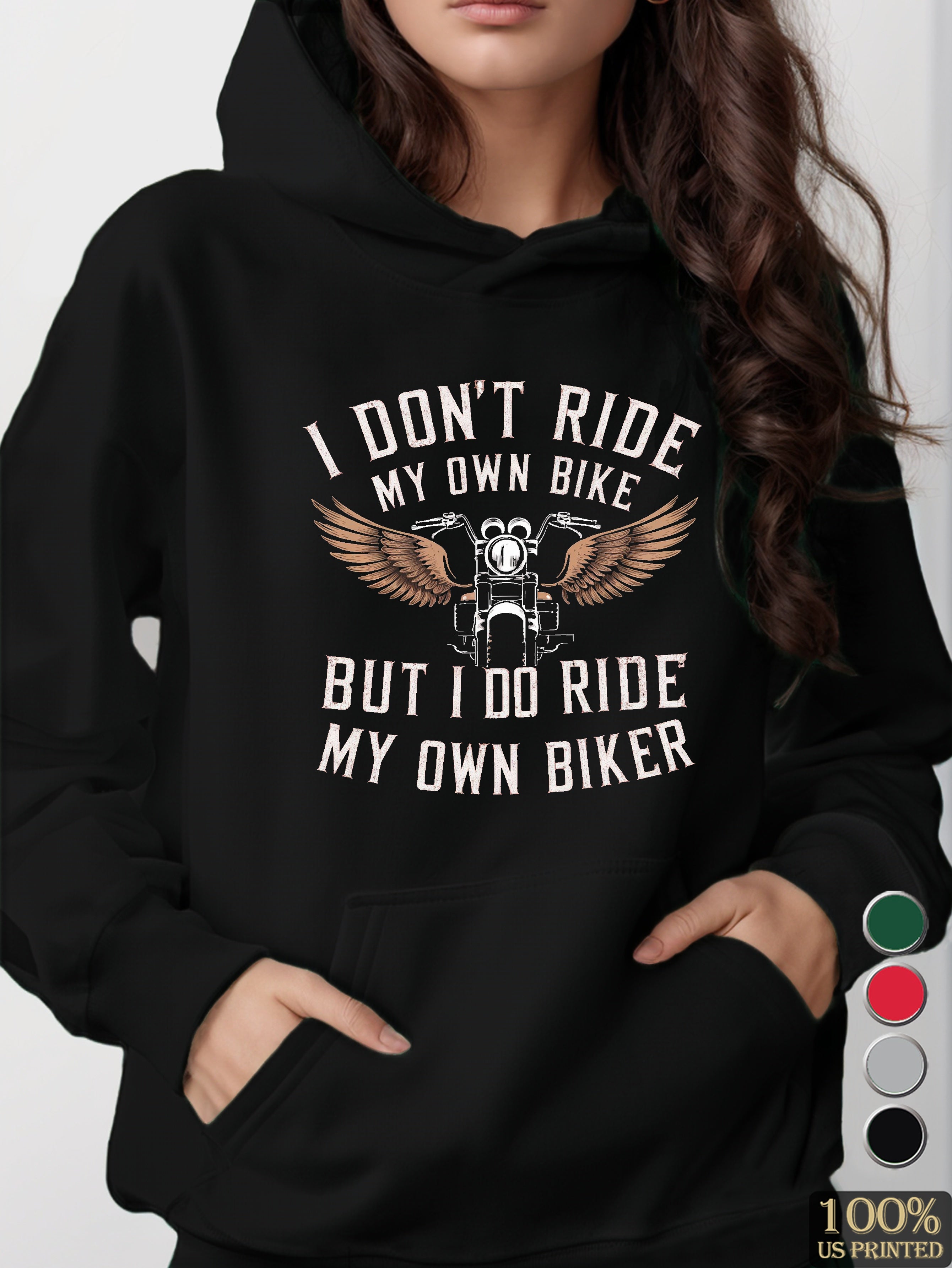 graphic women's hooded sweatshirt