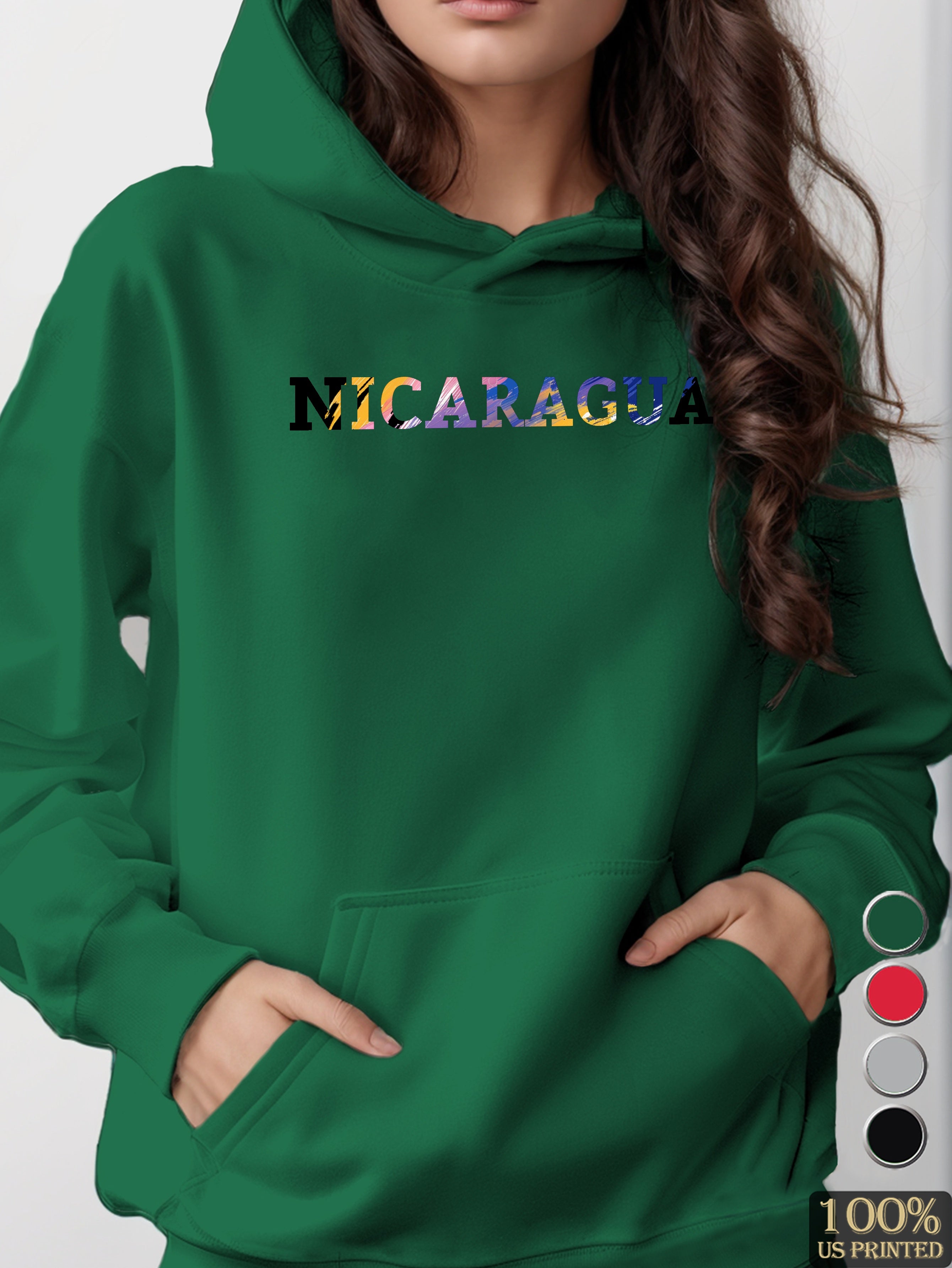 Nicaragua women's hooded sweatshirt