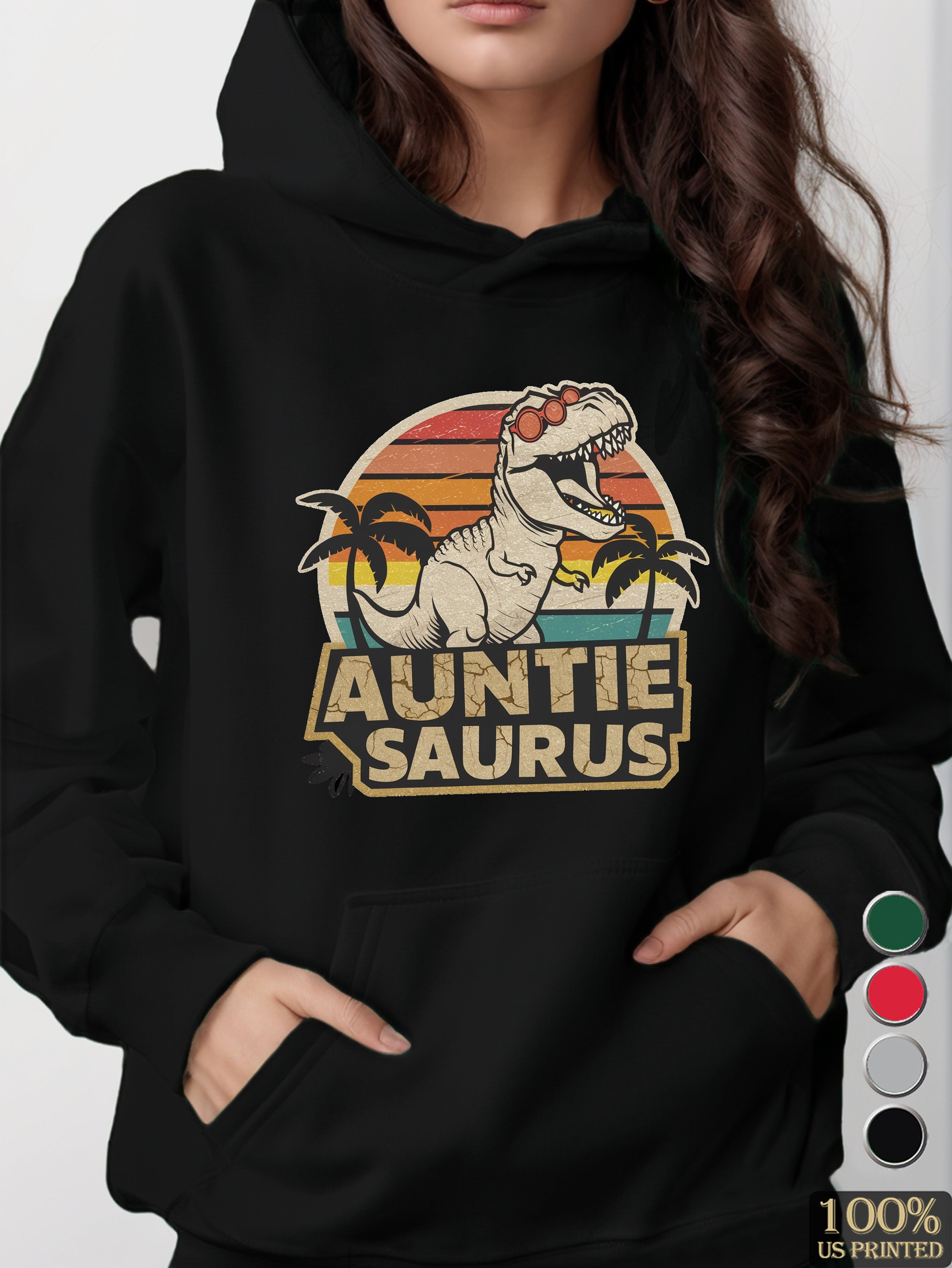 graphic women's hooded sweatshirt