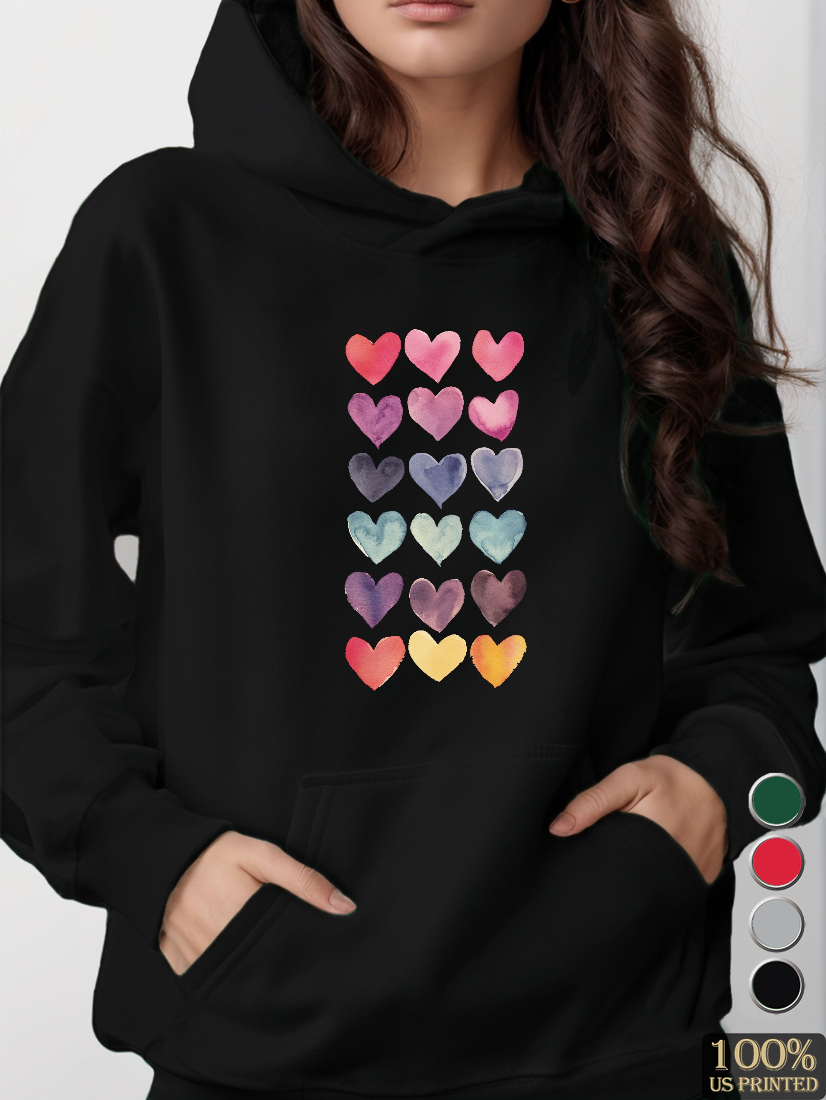 graphic women's hooded sweatshirt