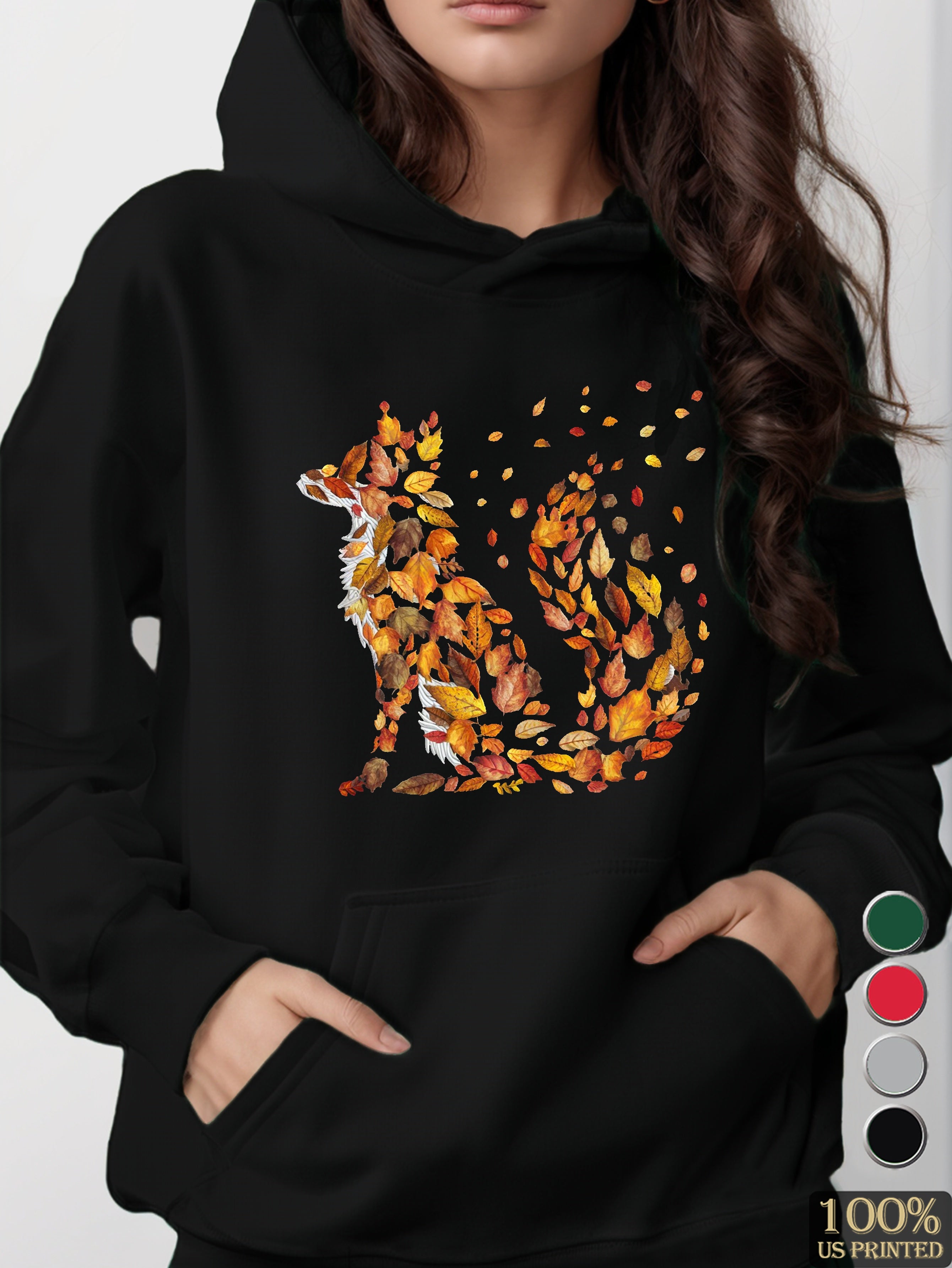graphic women's hooded sweatshirt