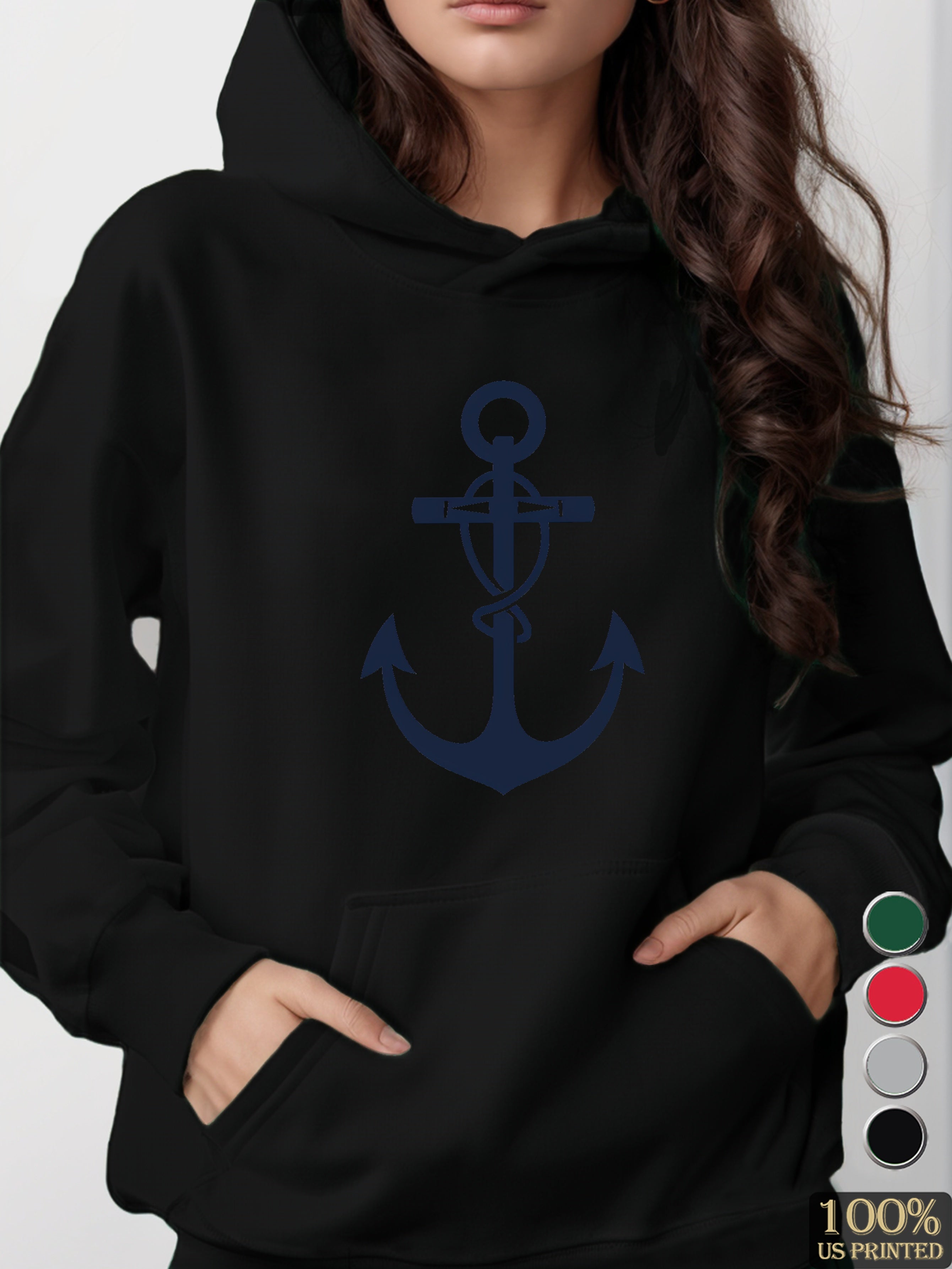 graphic women's hooded sweatshirt