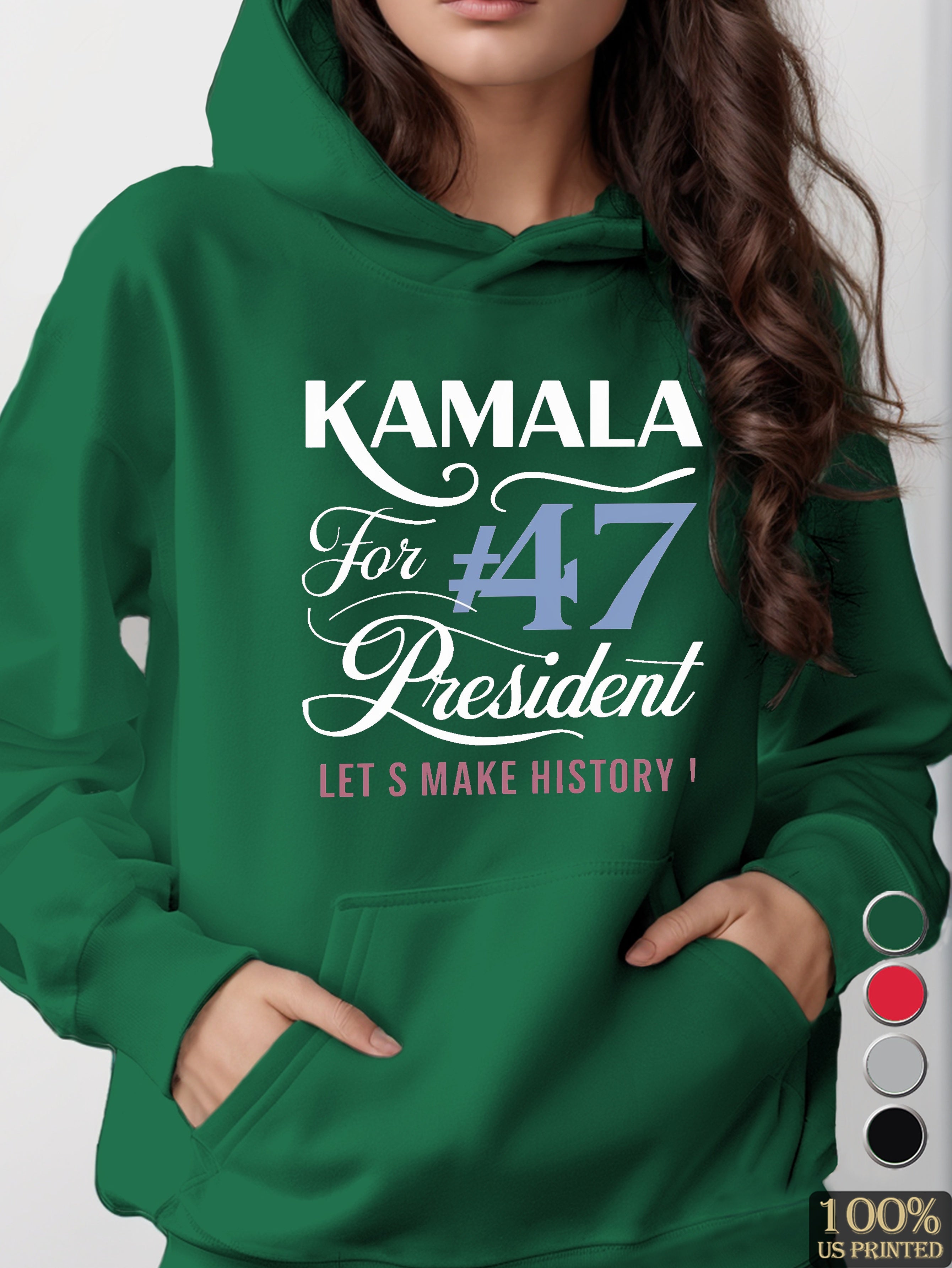 KAMALA for President 47 women's hooded sweatshirt