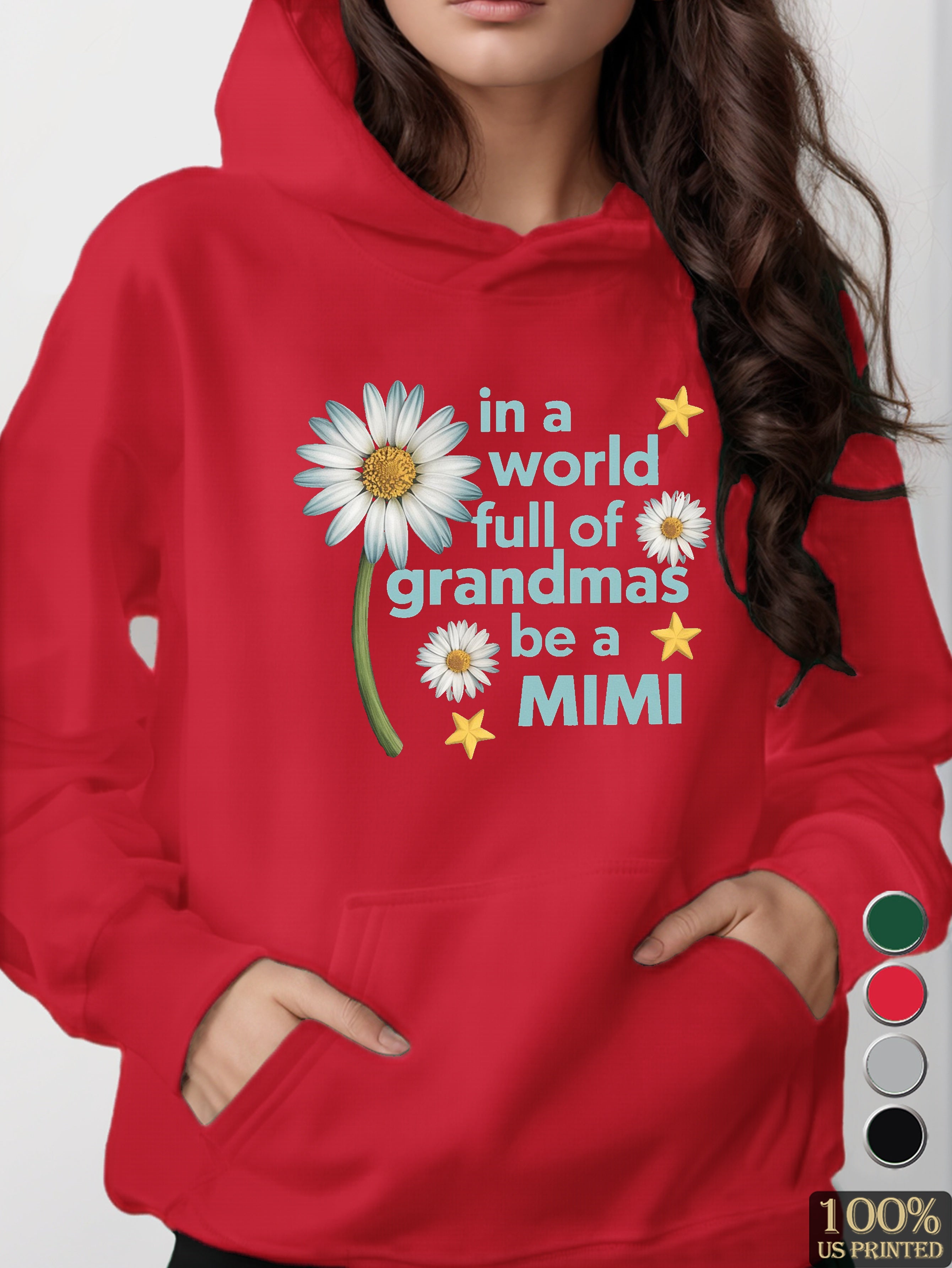 graphic women's hooded sweatshirt