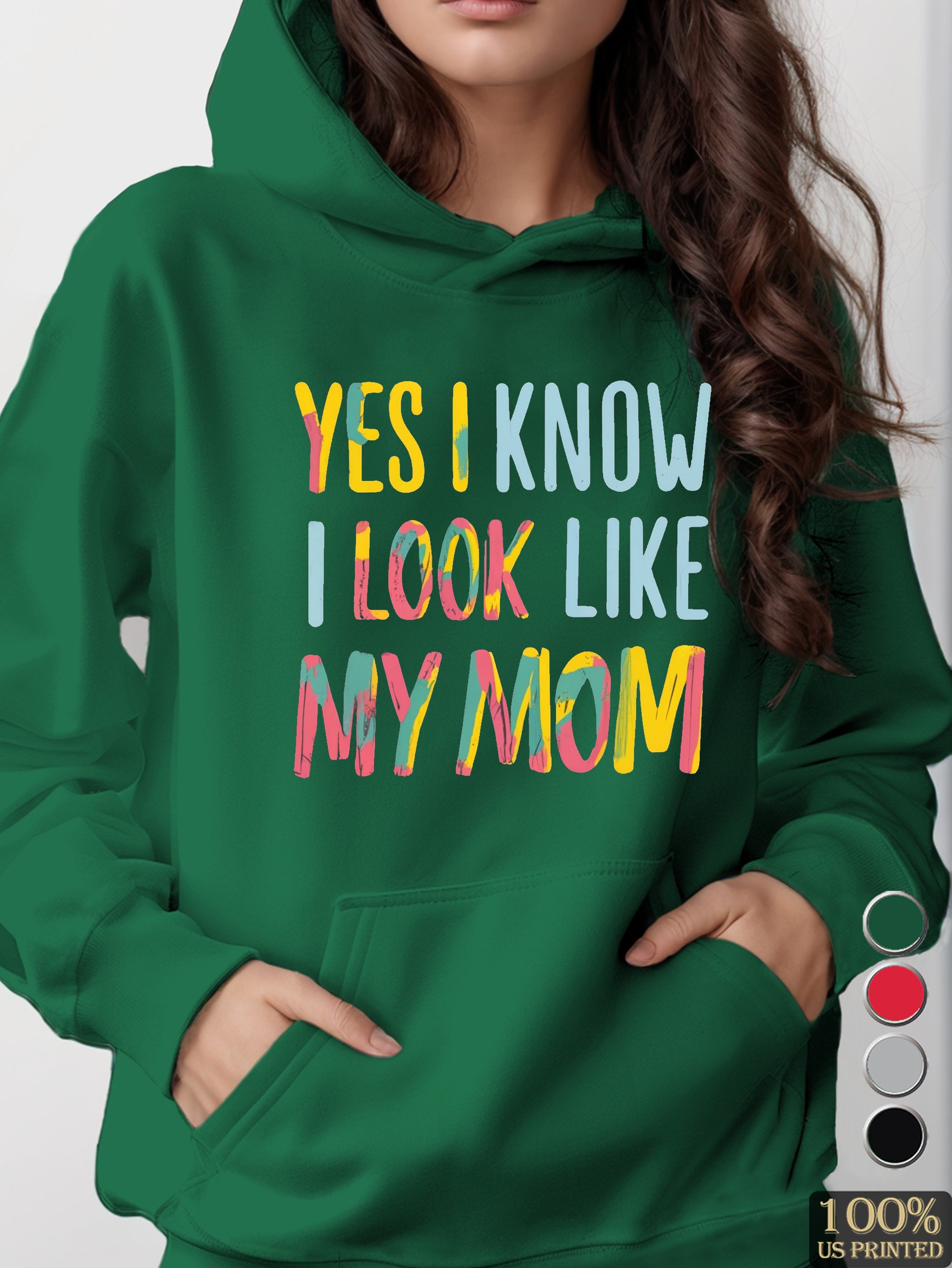 graphic women's hooded sweatshirt