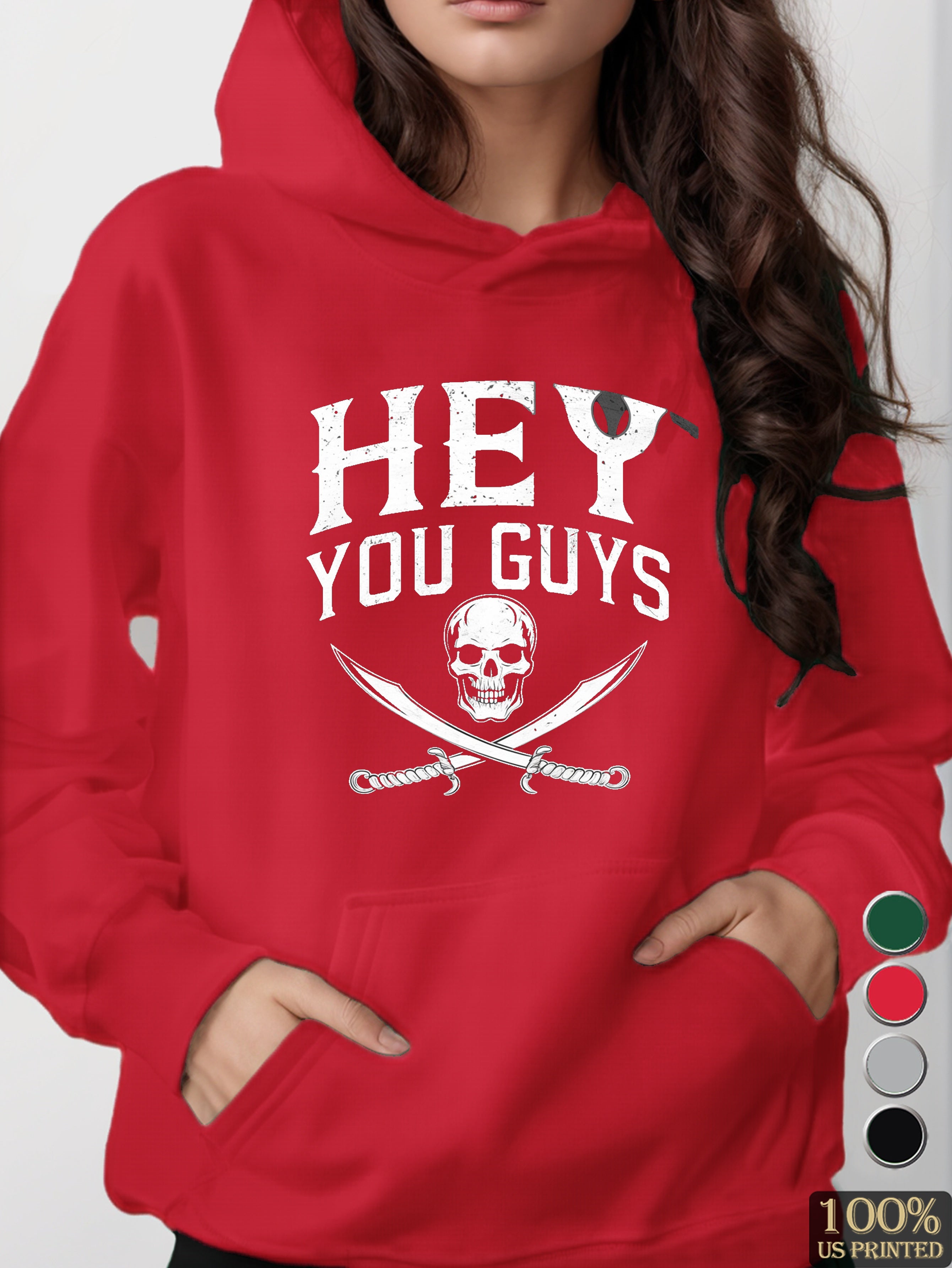 graphic women's hooded sweatshirt