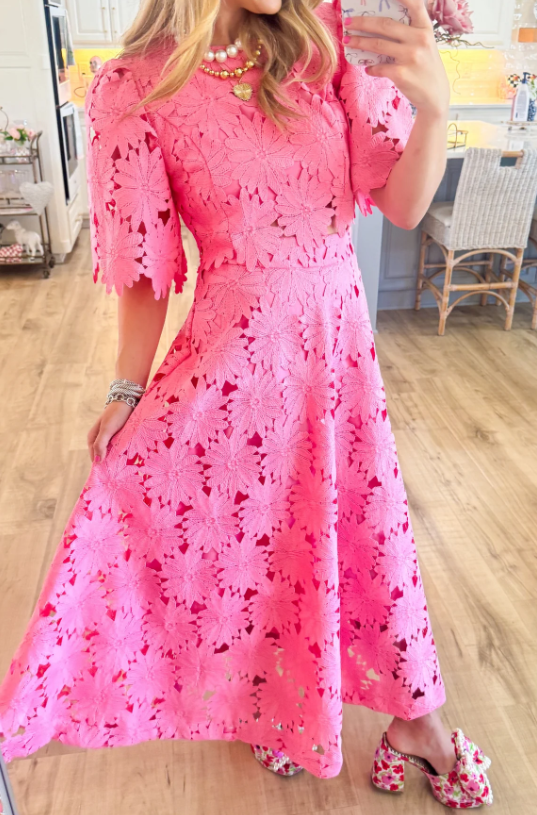 Demure Lace 2pc Skirt Suit