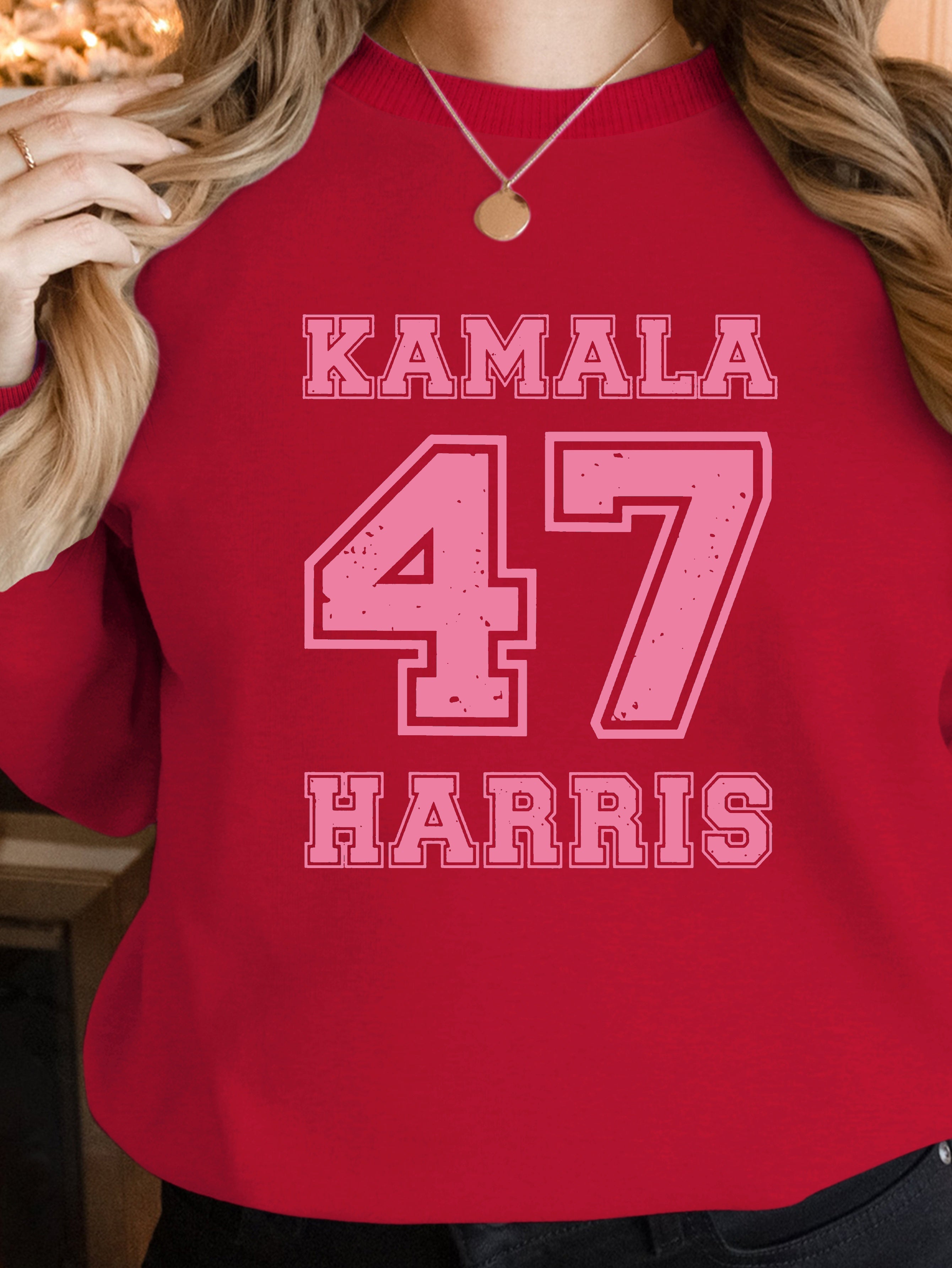 KAMALA 47 HARRIS women's sweatshirts