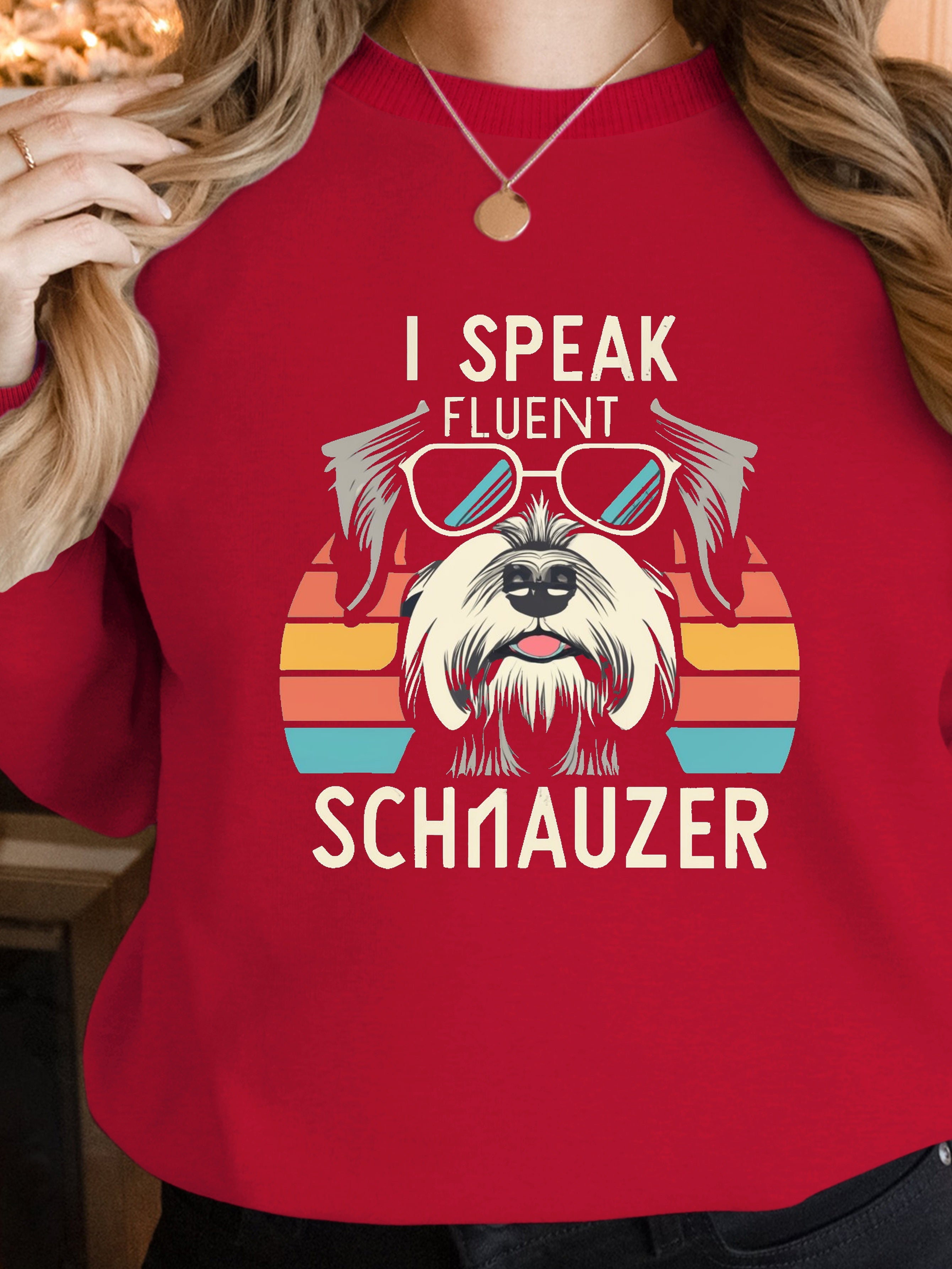 Fluent Schnauzer Style women's sweatshirts