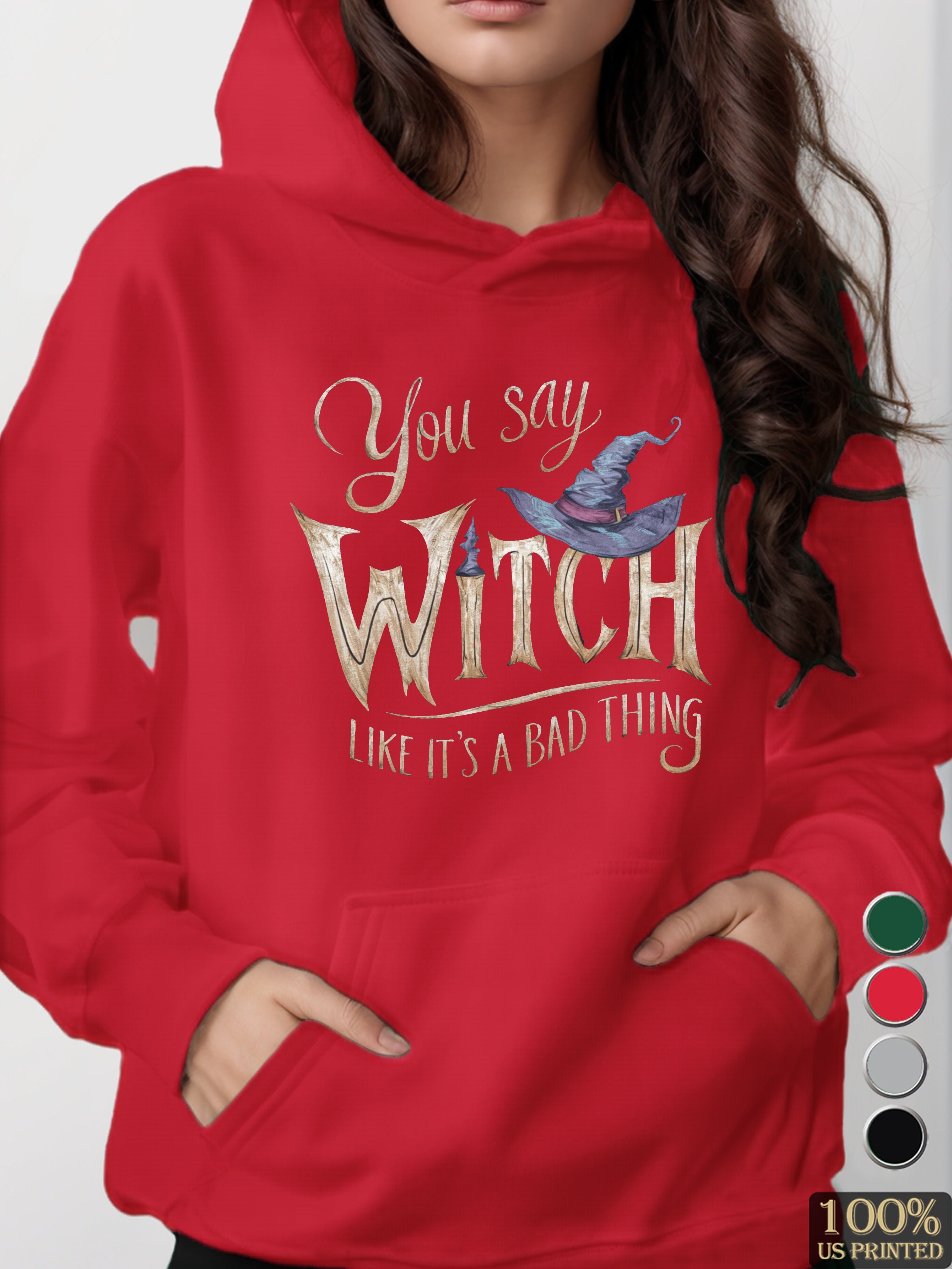 graphic women's hooded sweatshirt