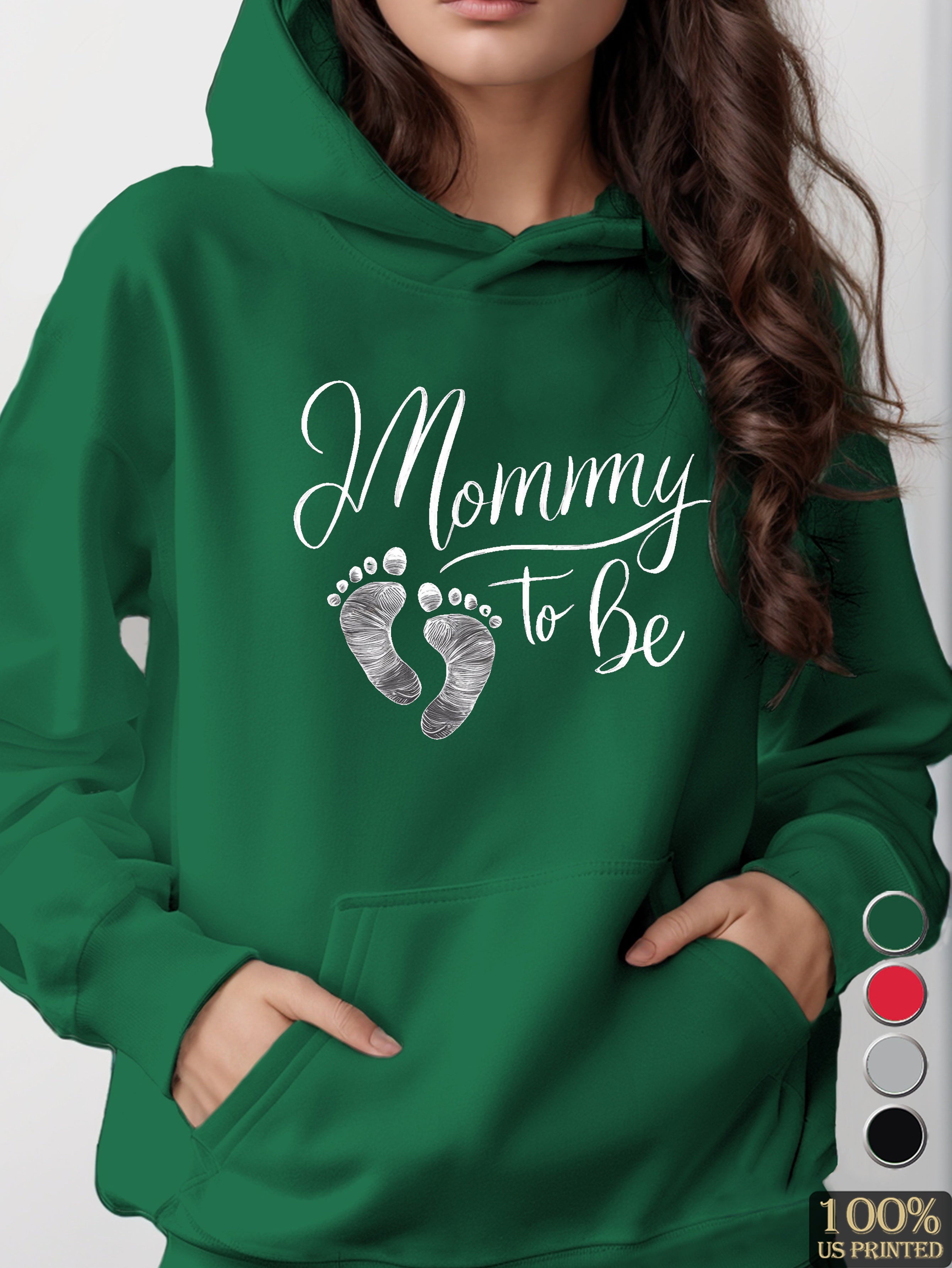 Mommy TO BE women's hooded sweatshirt