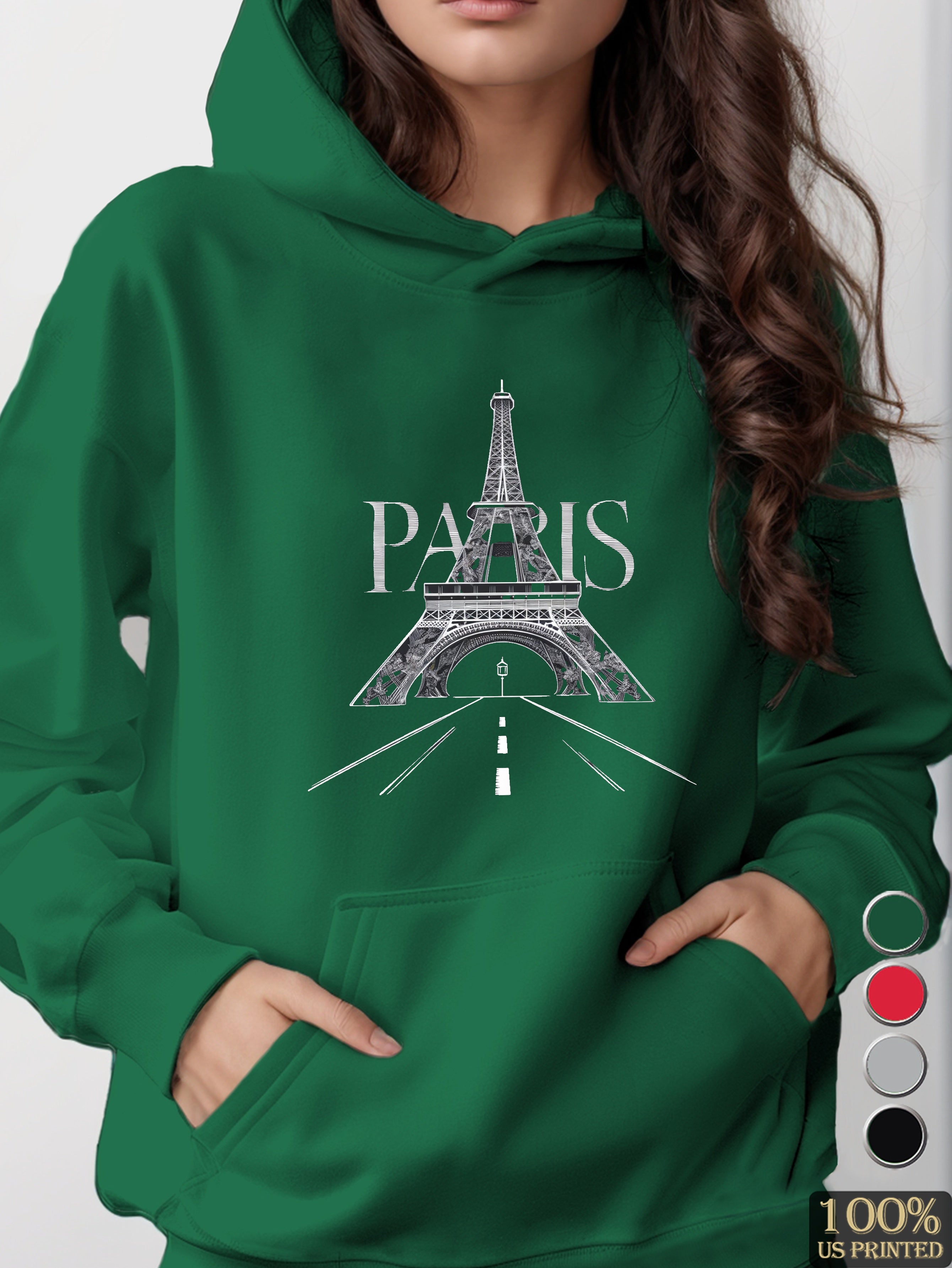 PARIS women's hooded sweatshirt