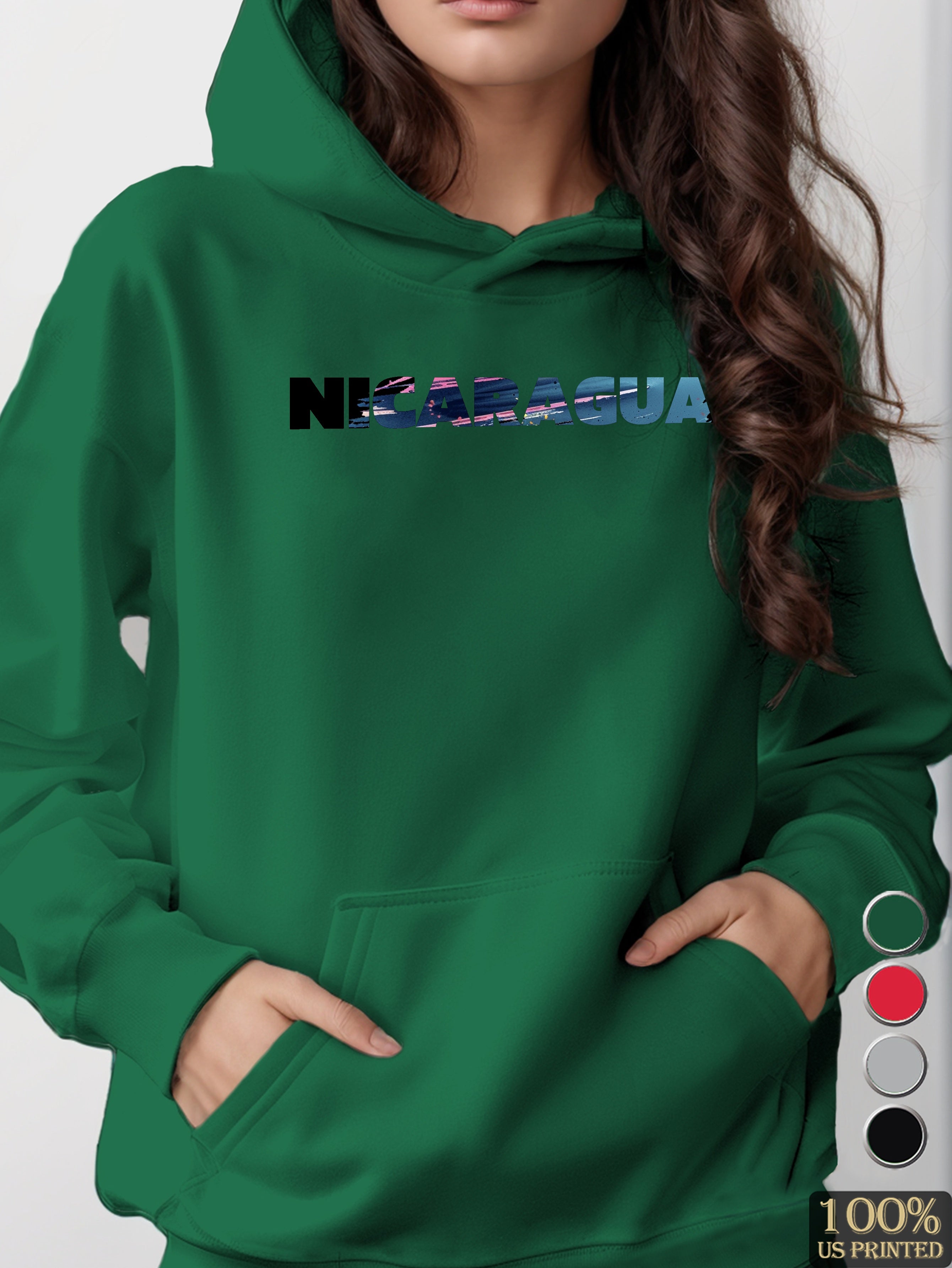 Nicaragua women's hooded sweatshirt