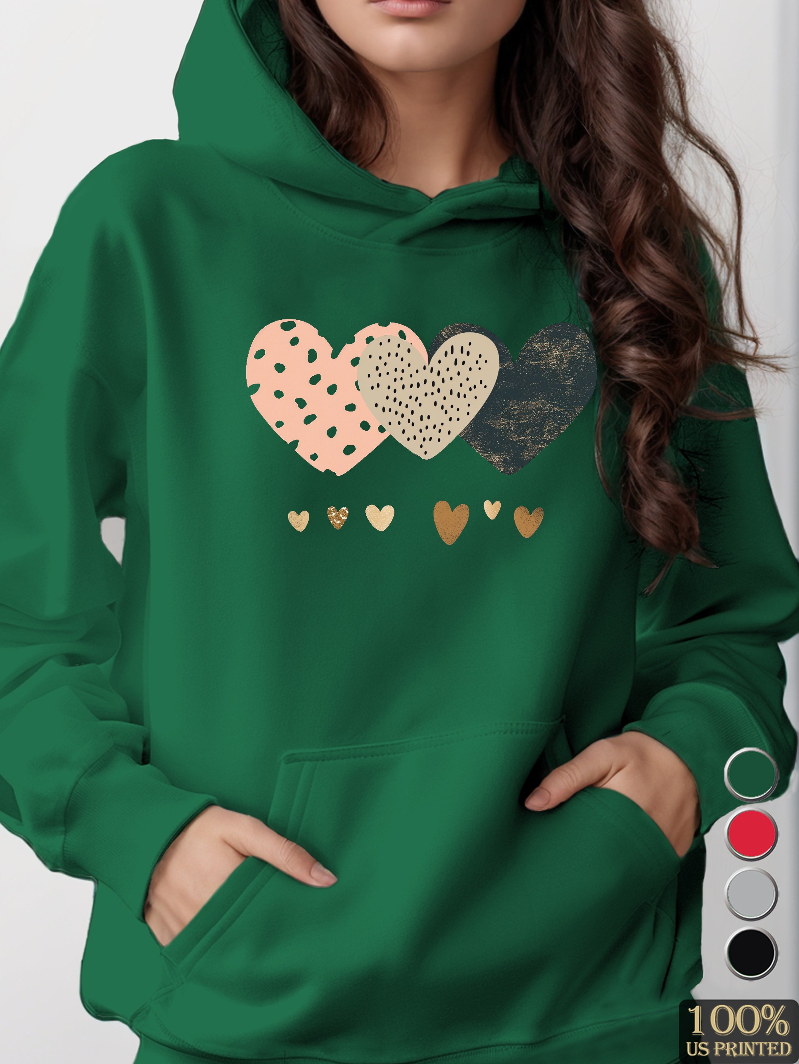 graphic women's hooded sweatshirt