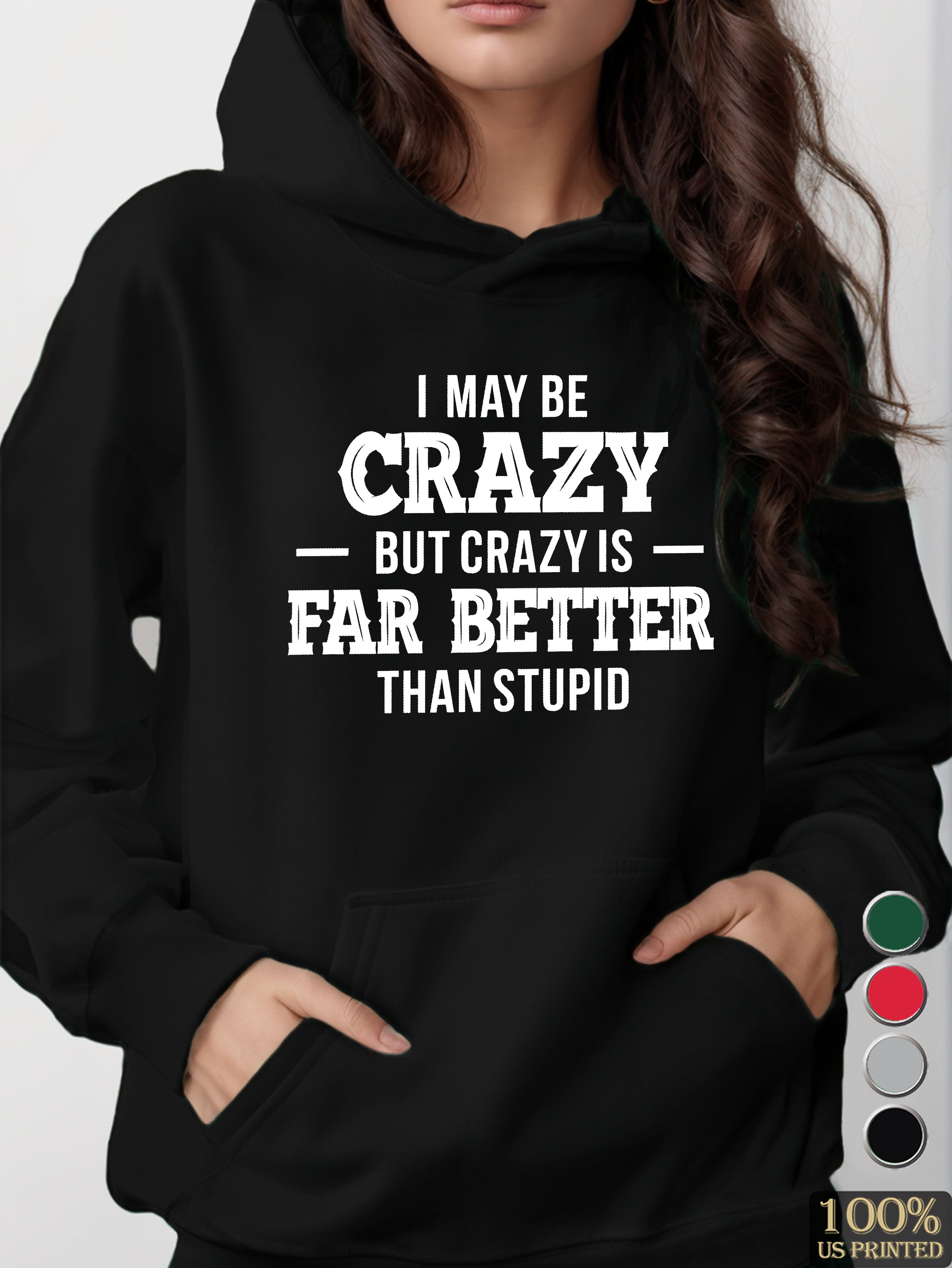 graphic women's hooded sweatshirt