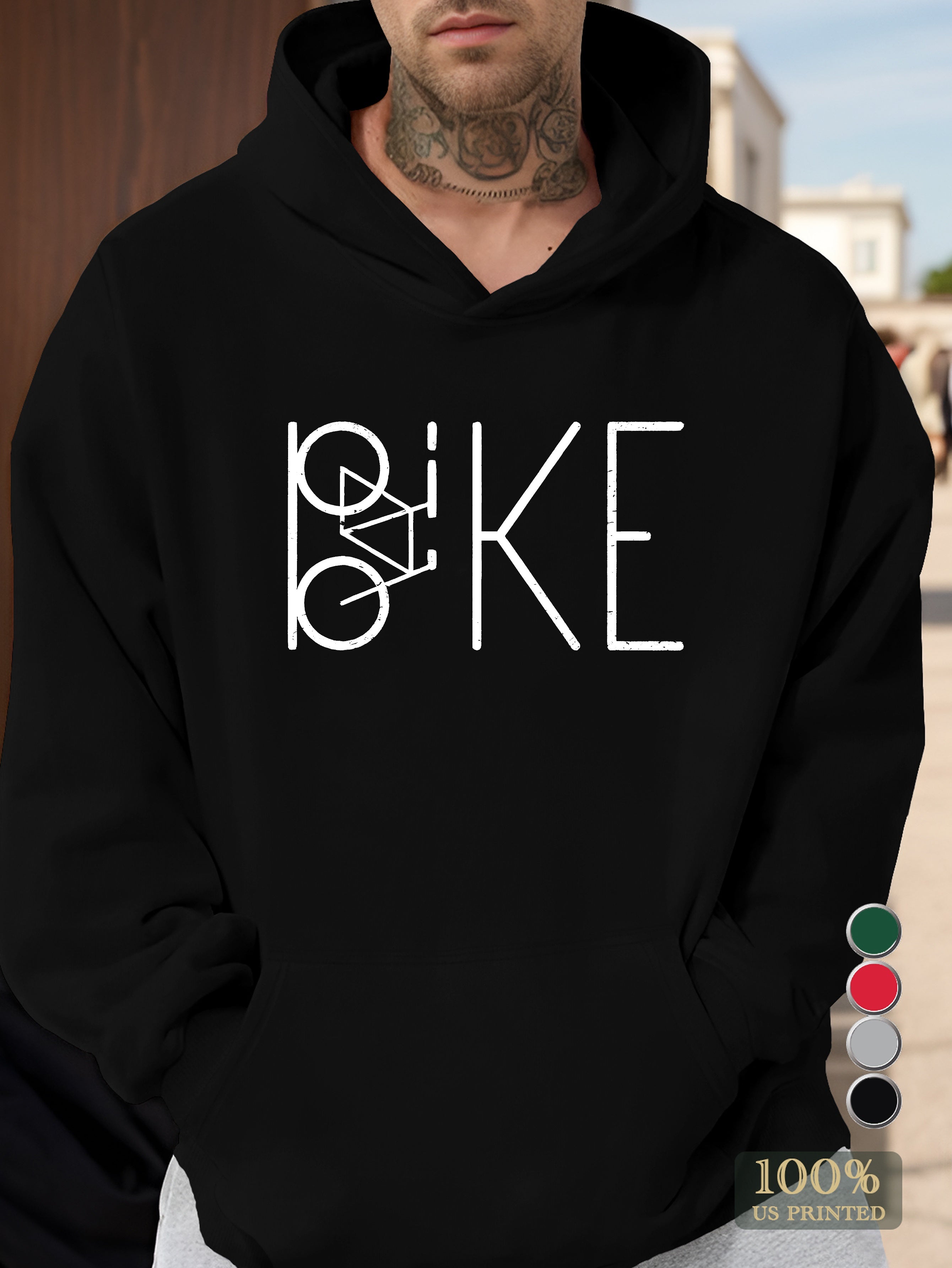 BIKE Men's hooded sweatshirt