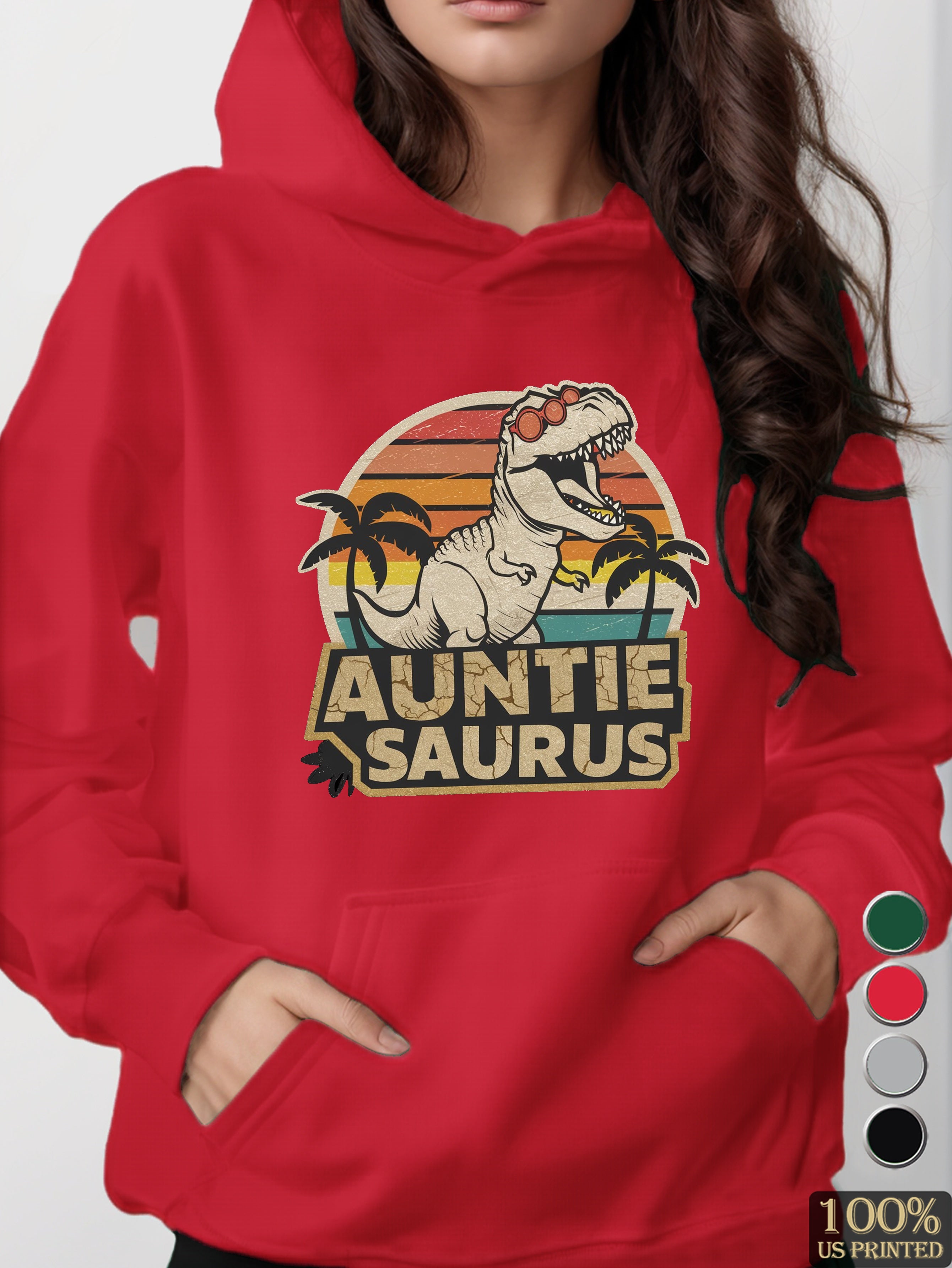 graphic women's hooded sweatshirt
