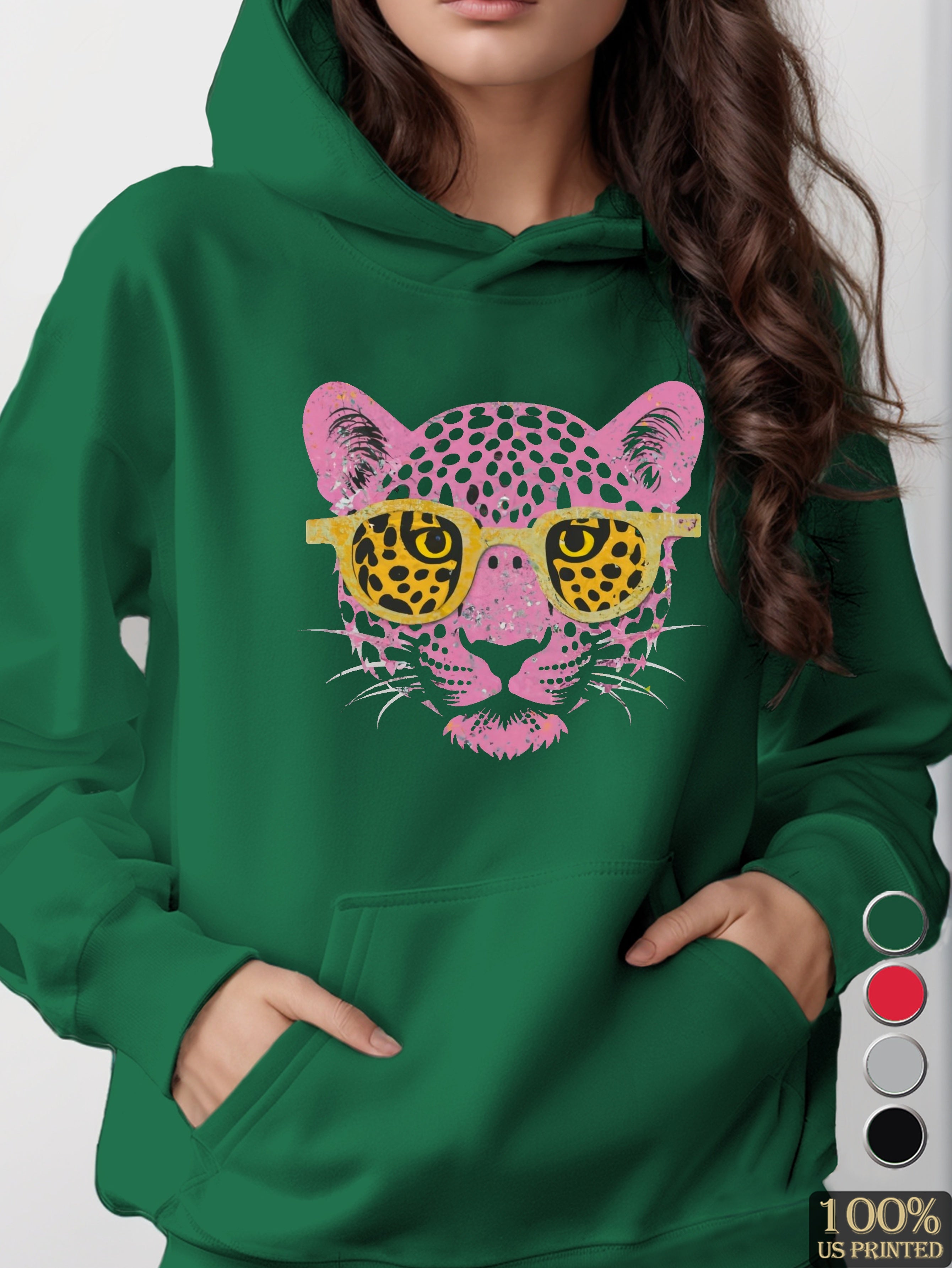 graphic women's hooded sweatshirt