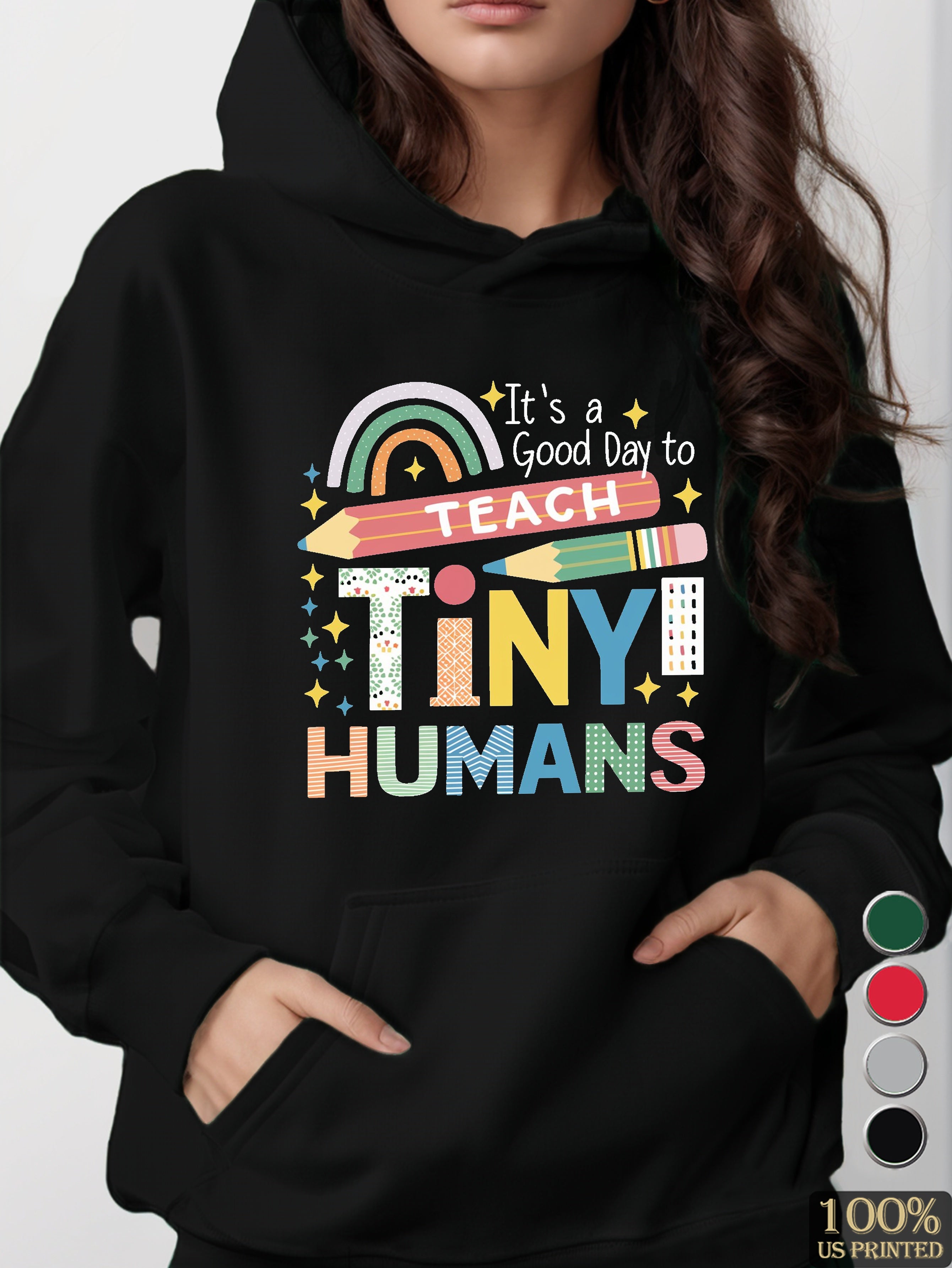 graphic women's hooded sweatshirt