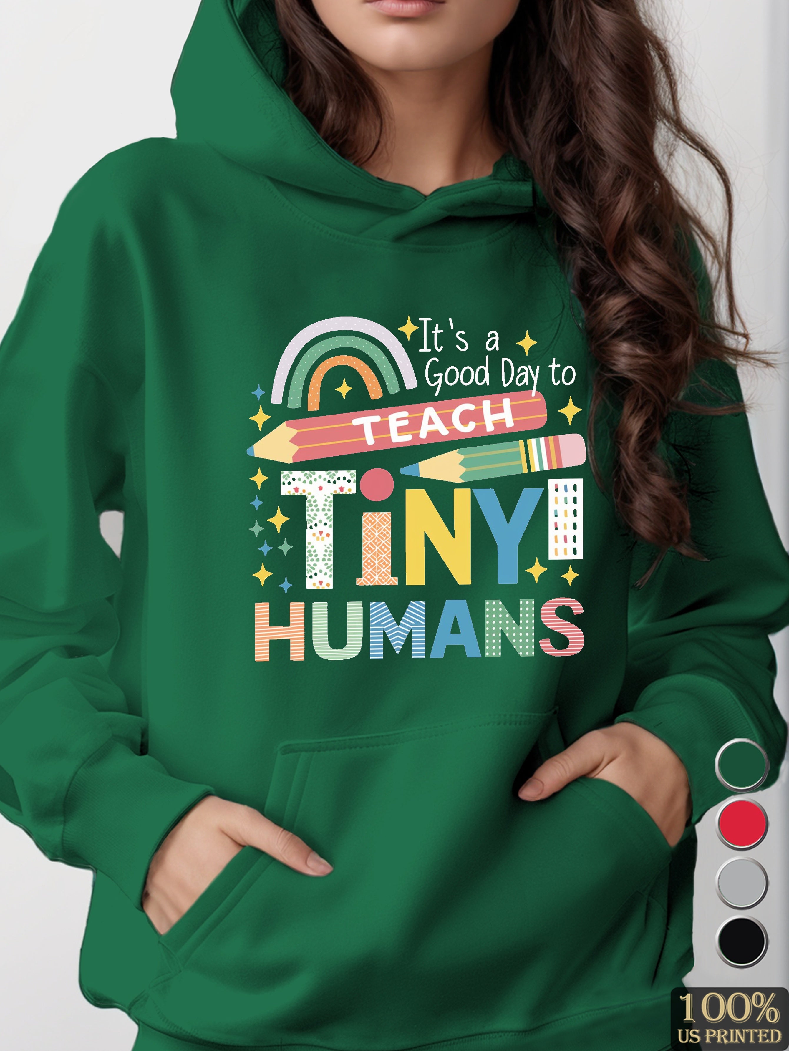 graphic women's hooded sweatshirt