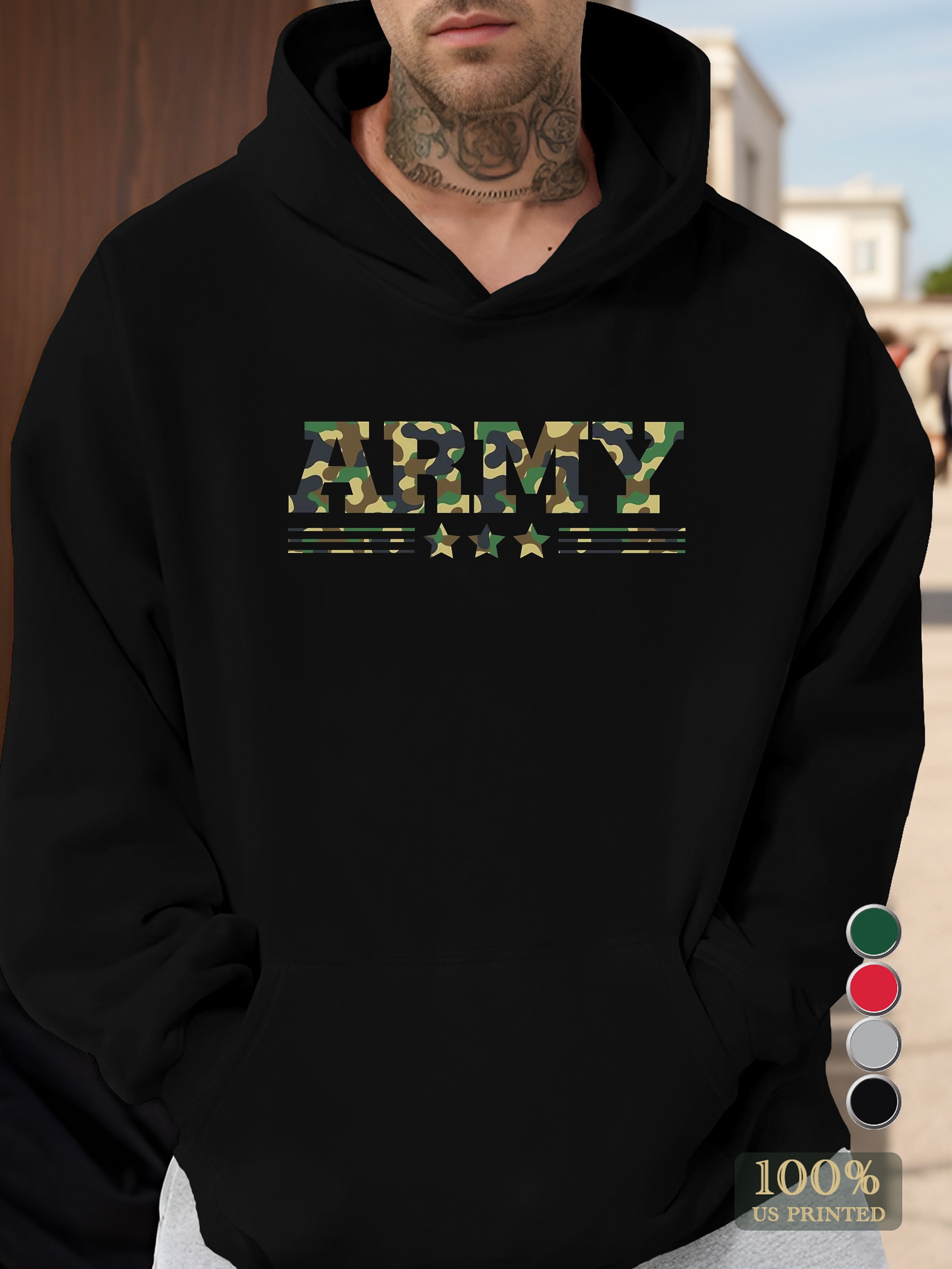 ARMY Men's hooded sweatshirt