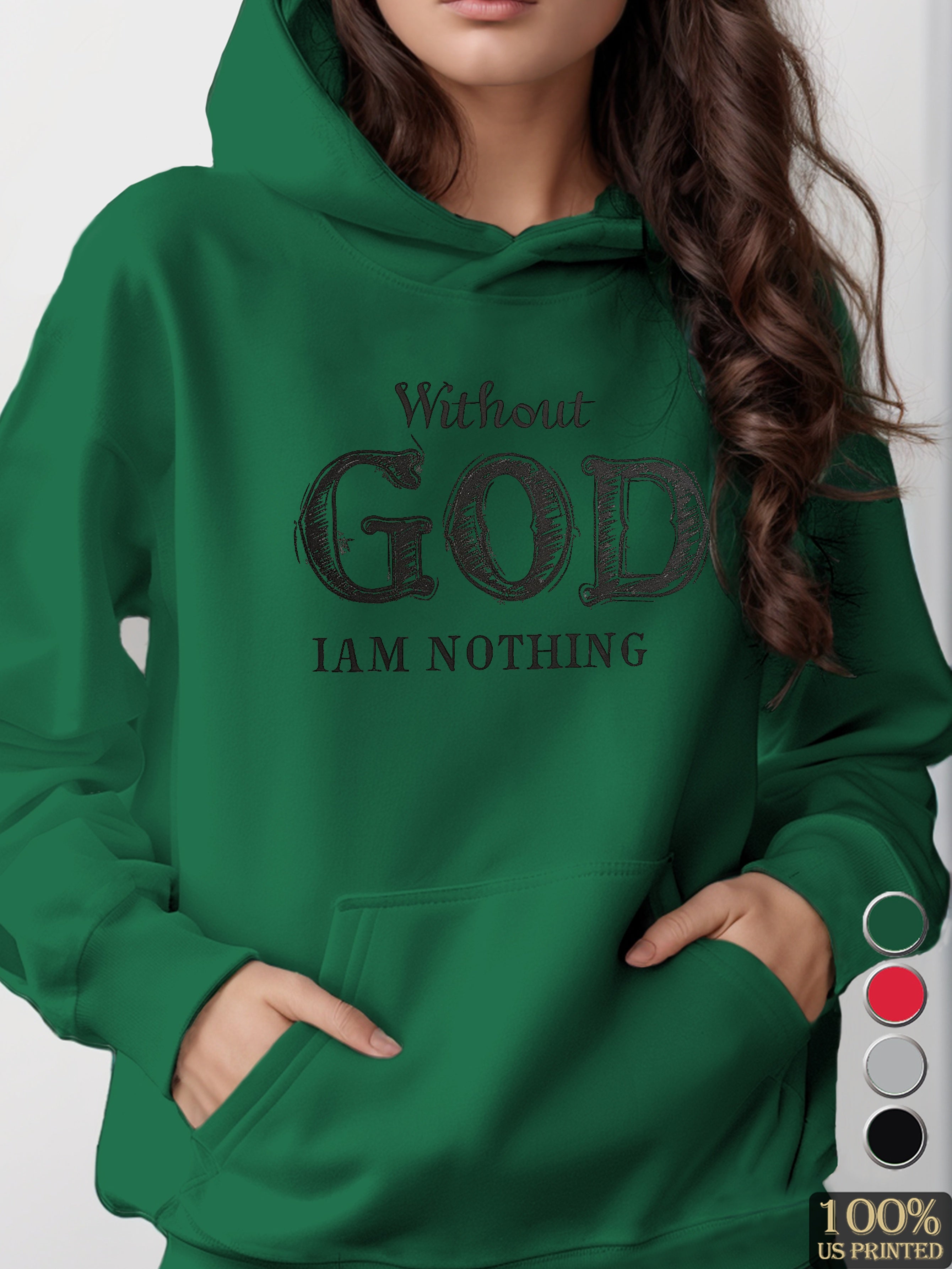 graphic women's hooded sweatshirt