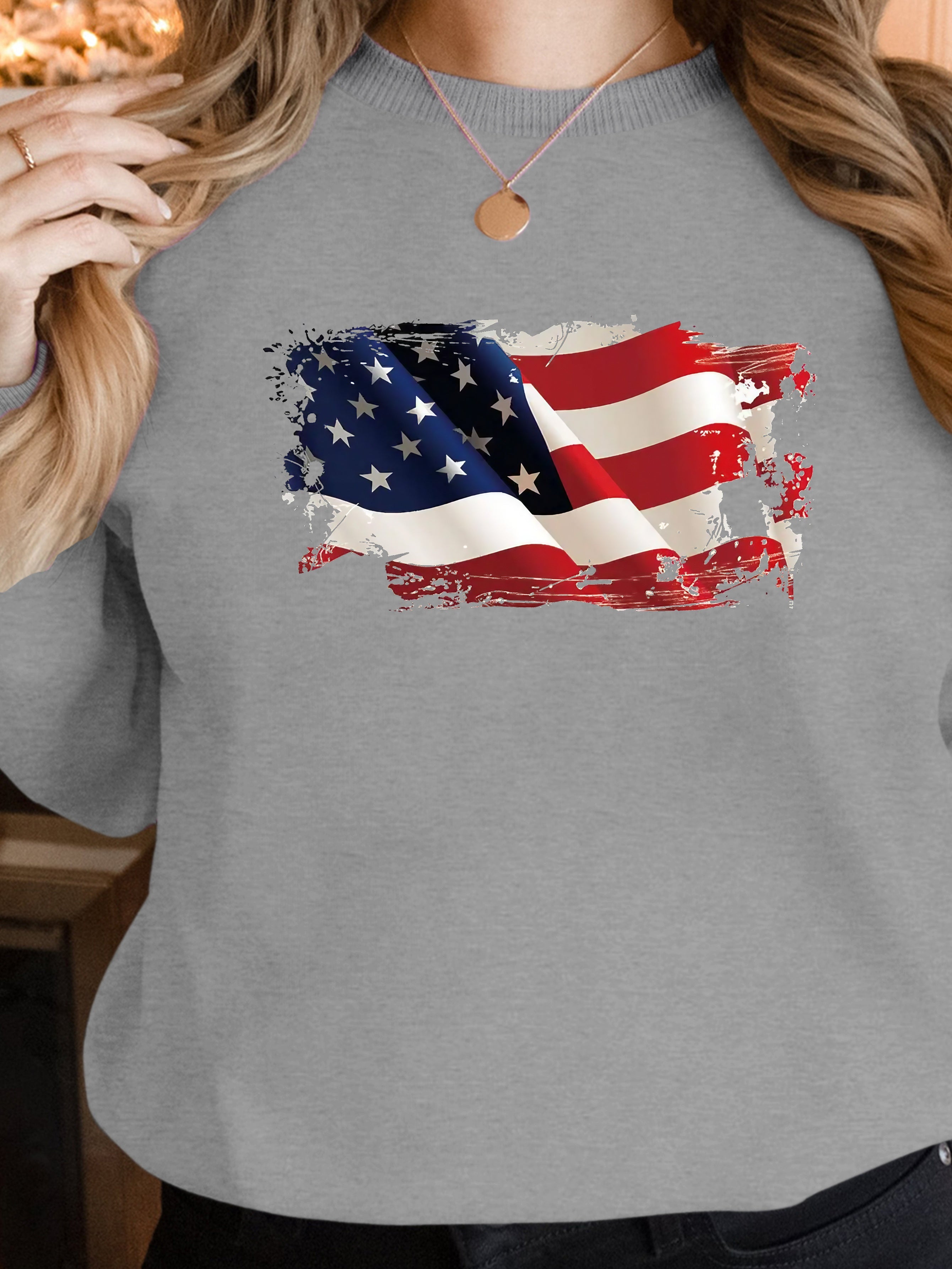 American Flag women's sweatshirts