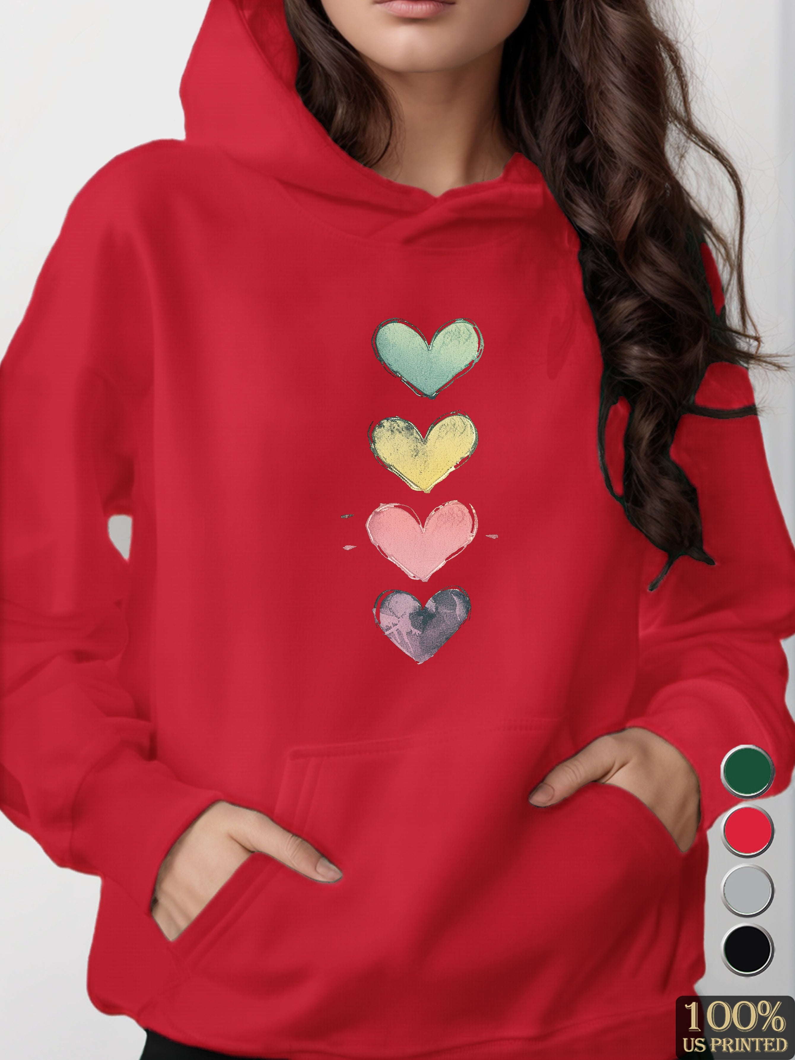 graphic women's hooded sweatshirt