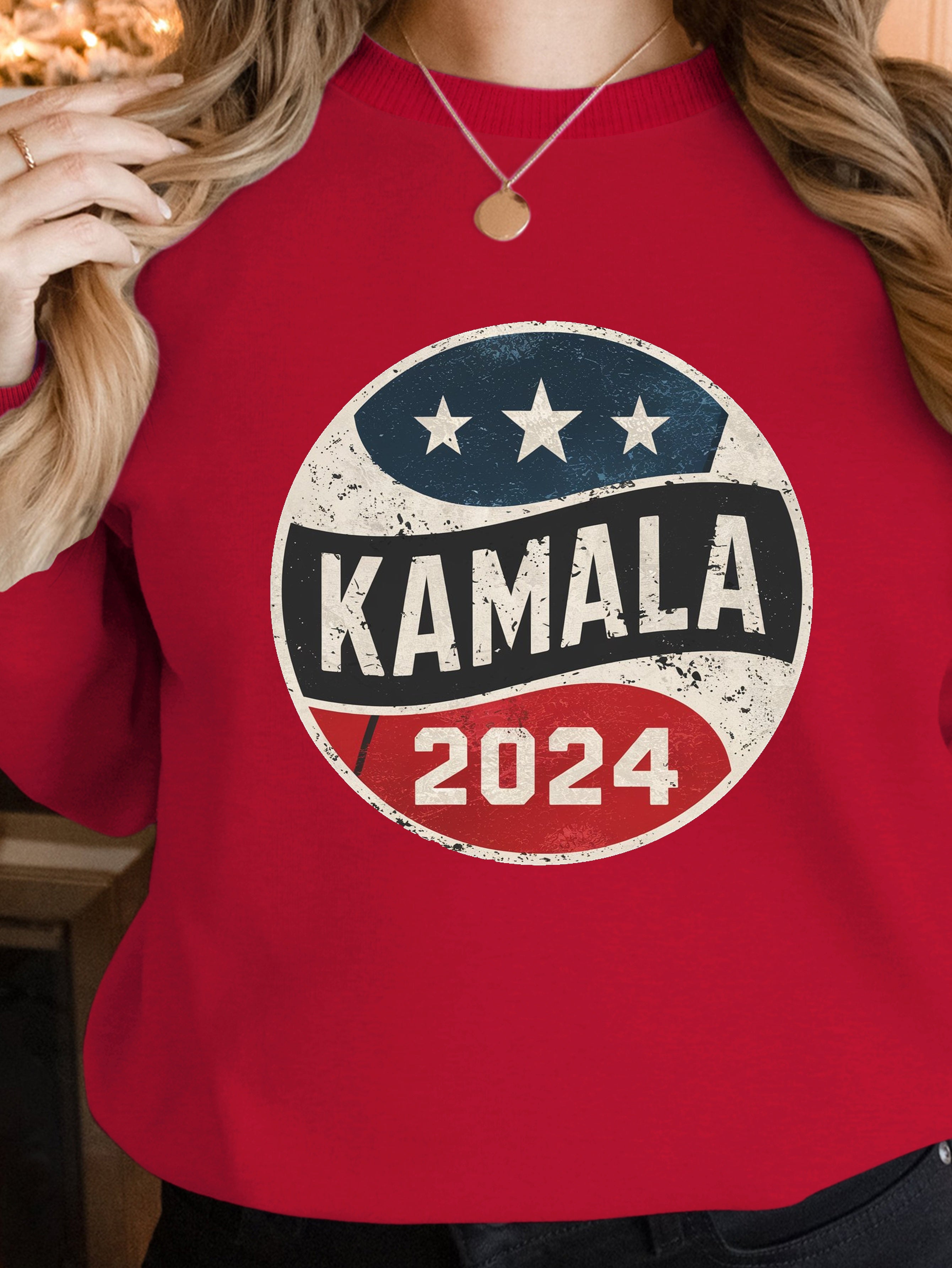 KAMALA emblem women's sweatshirts