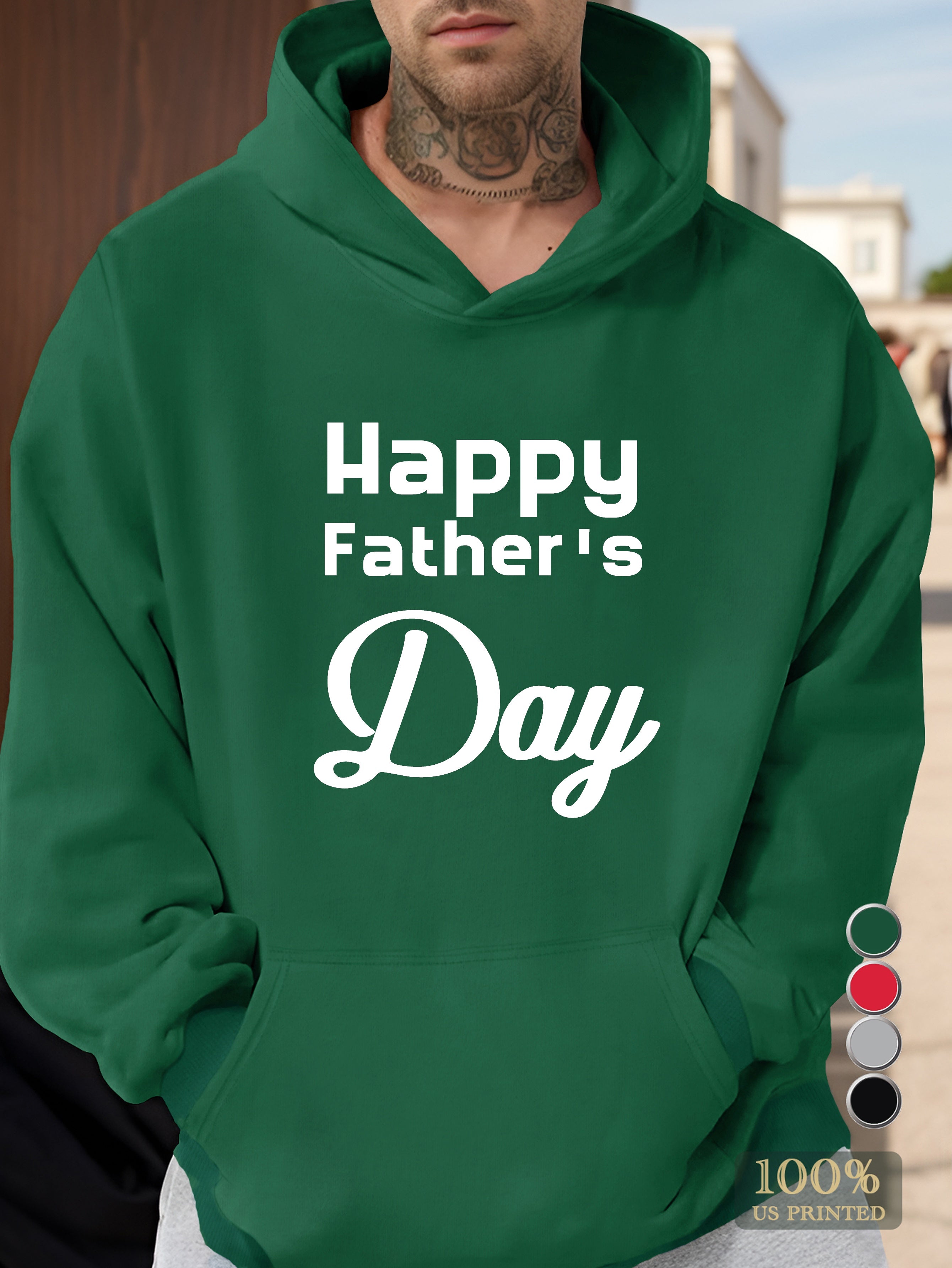 Happy Father s Day Men's hooded sweatshirt