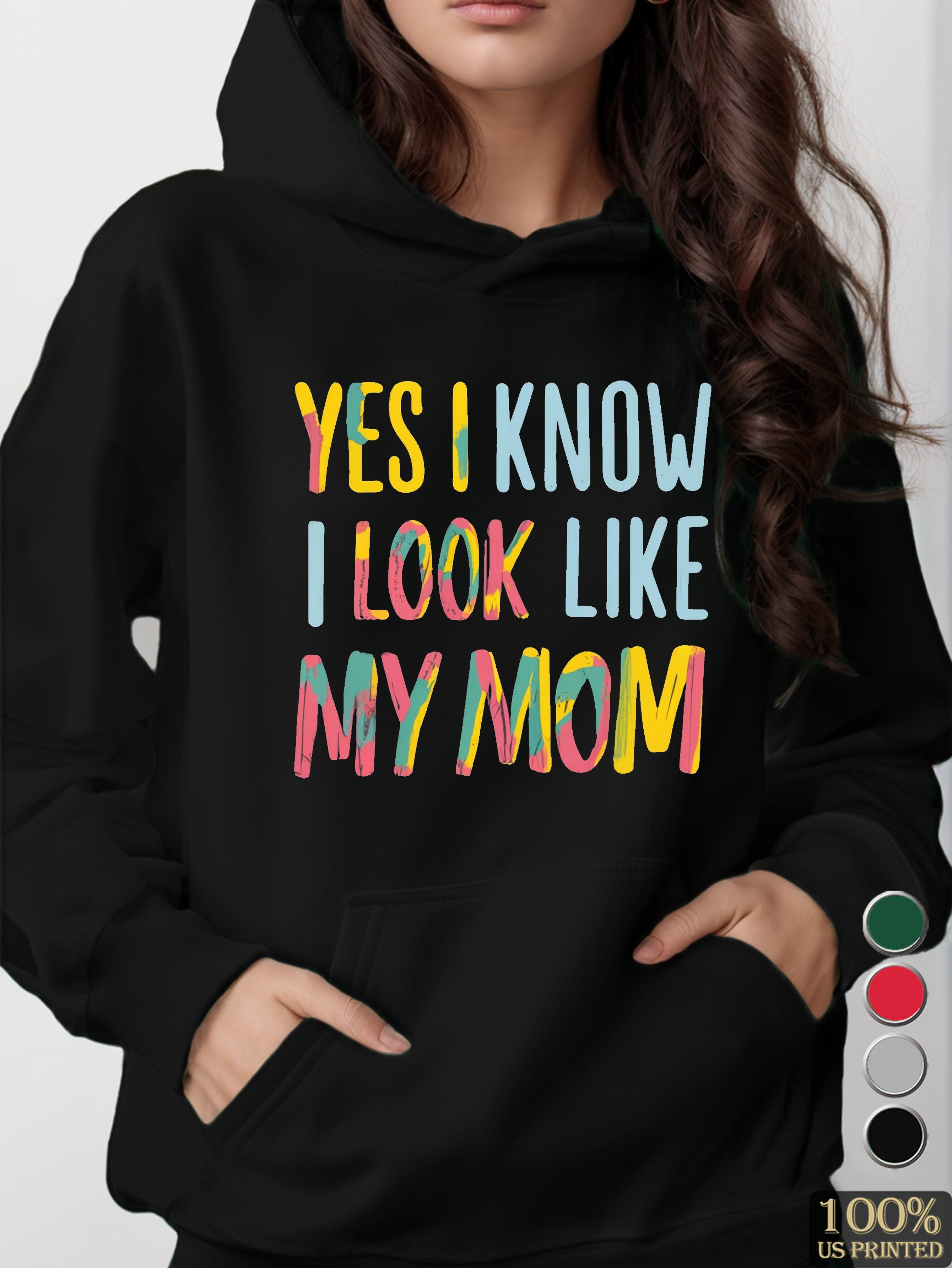 graphic women's hooded sweatshirt