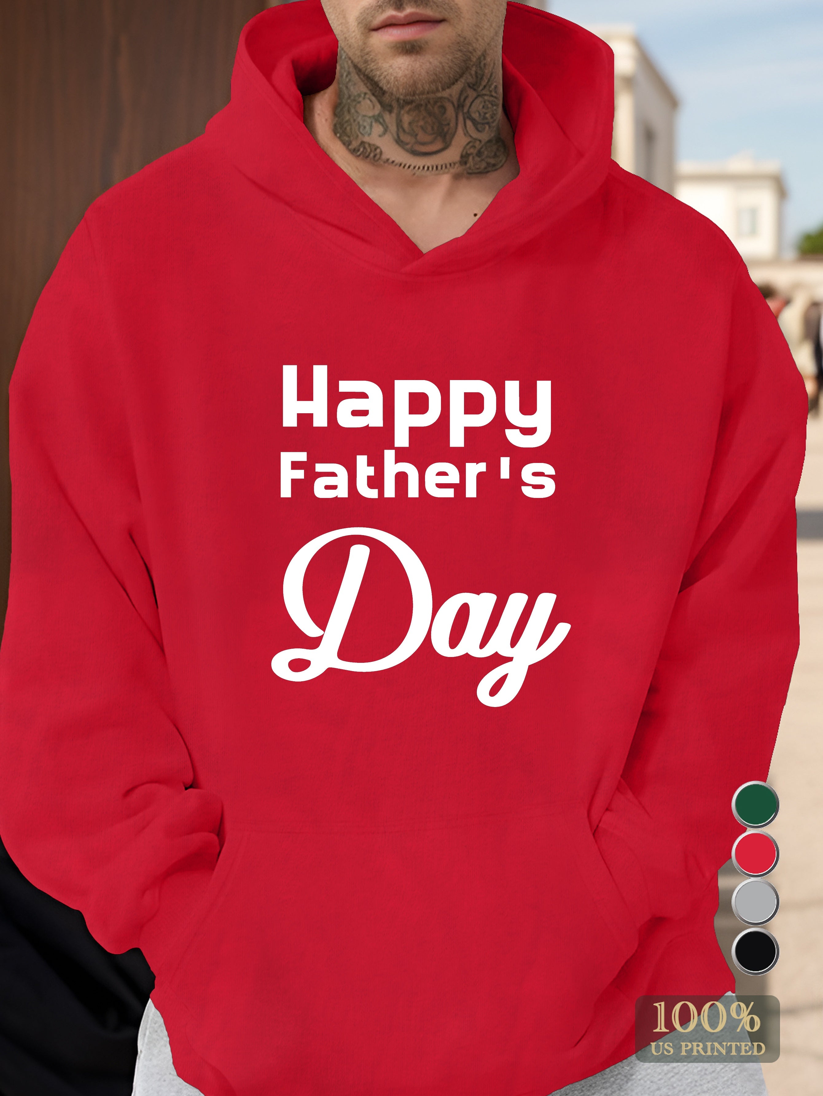 Happy Father s Day Men's hooded sweatshirt