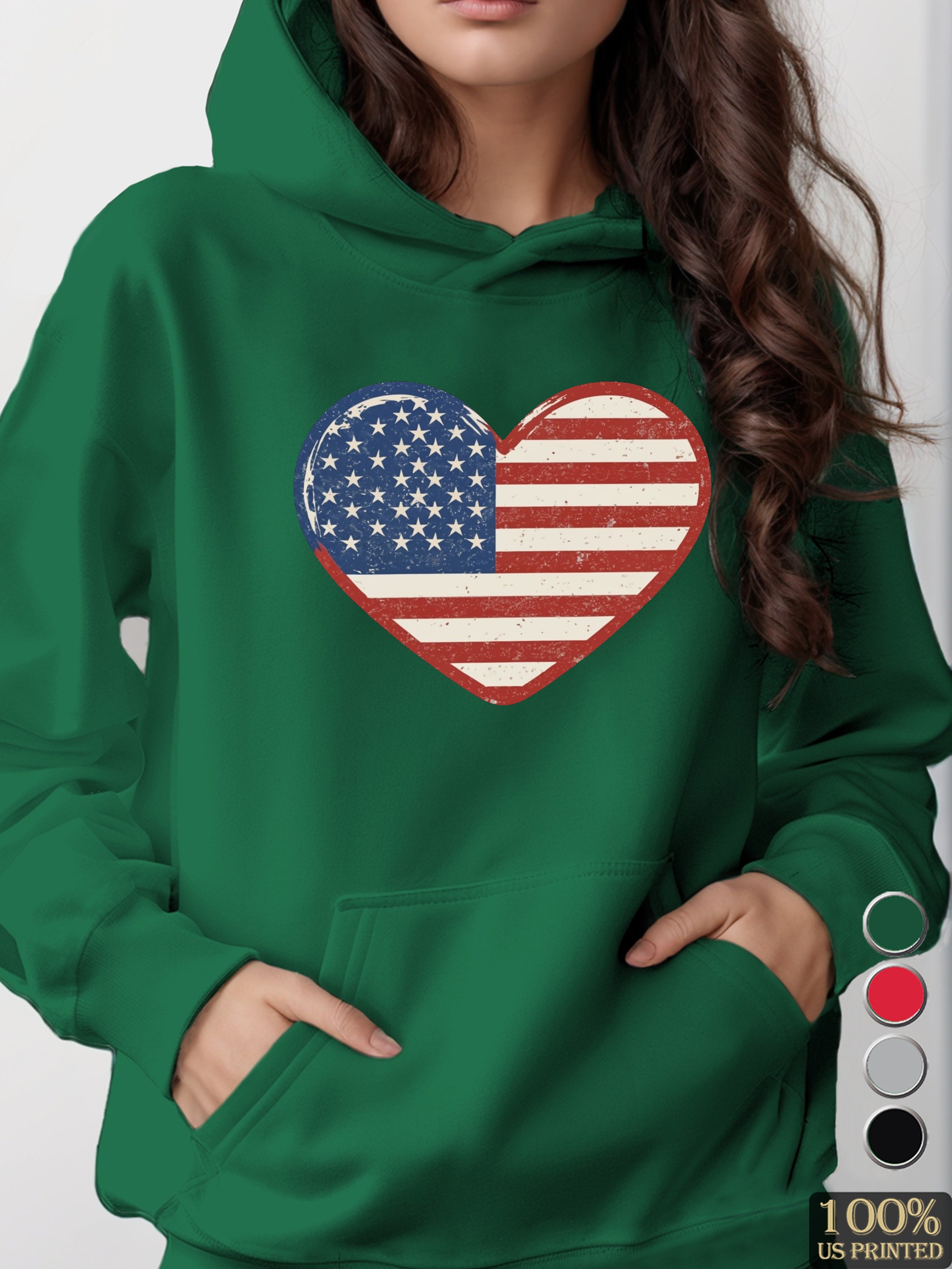 graphic women's hooded sweatshirt