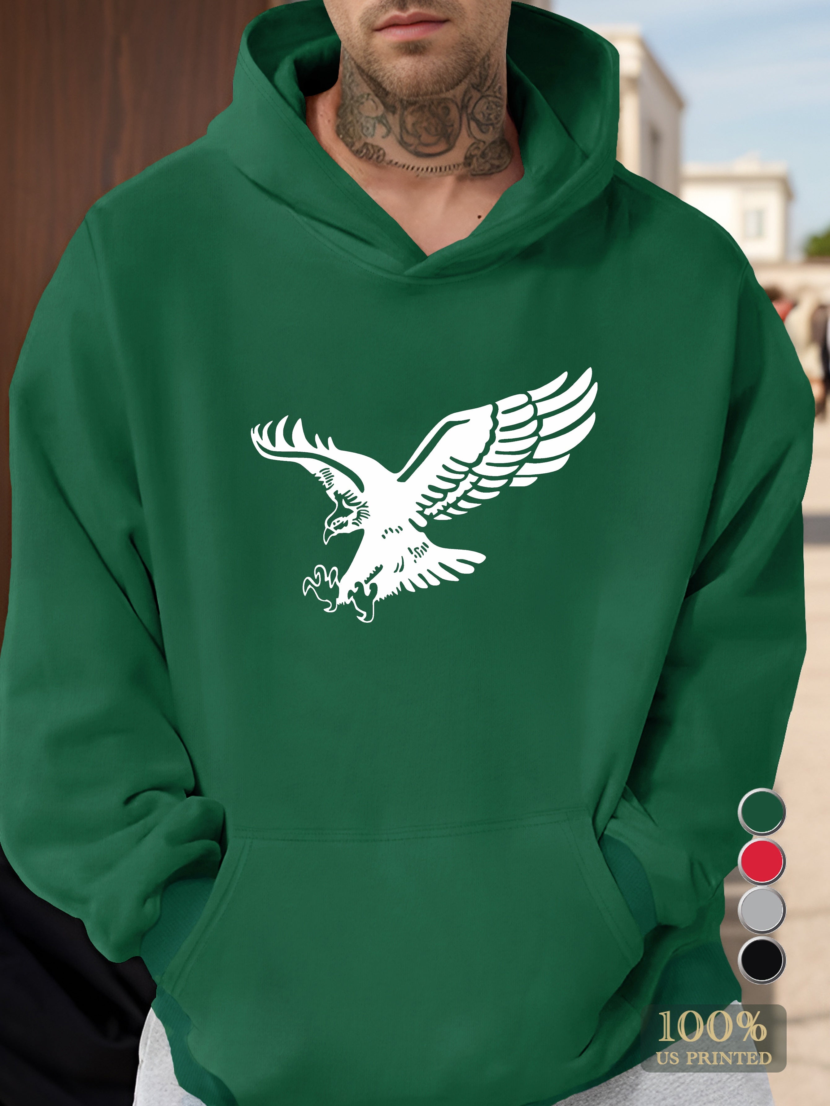 Flying Eagle Men's hooded sweatshirt