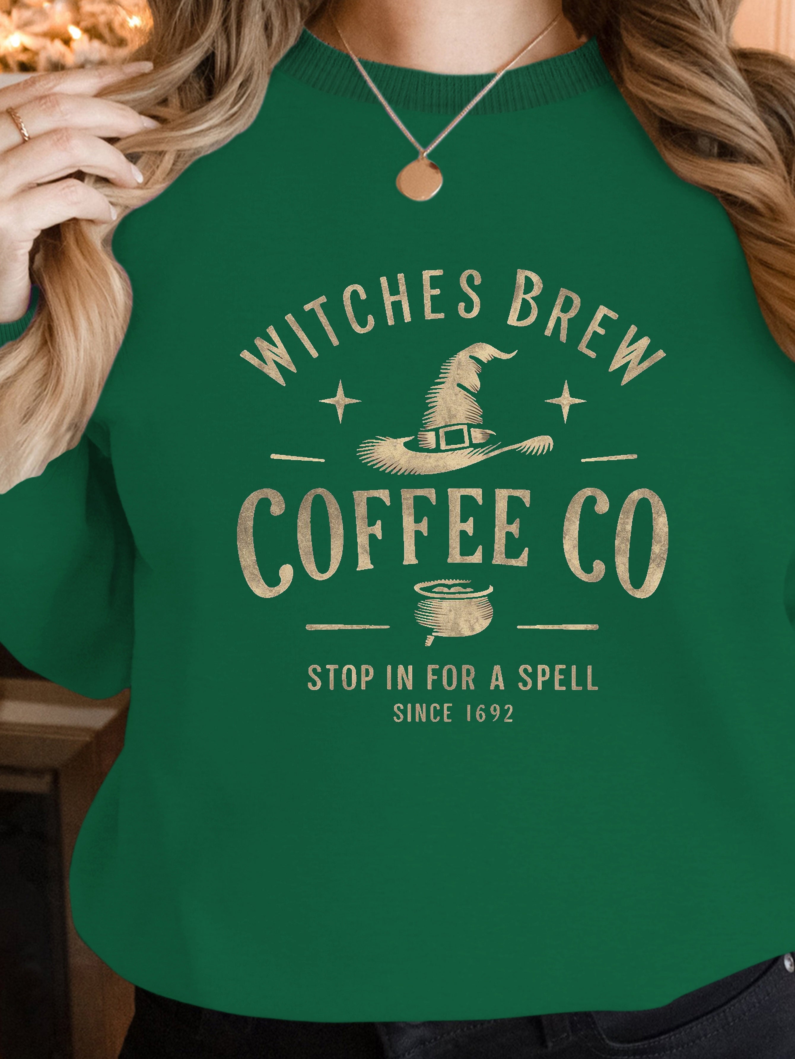 WITCHES BREW coffee shop women's sweatshirts