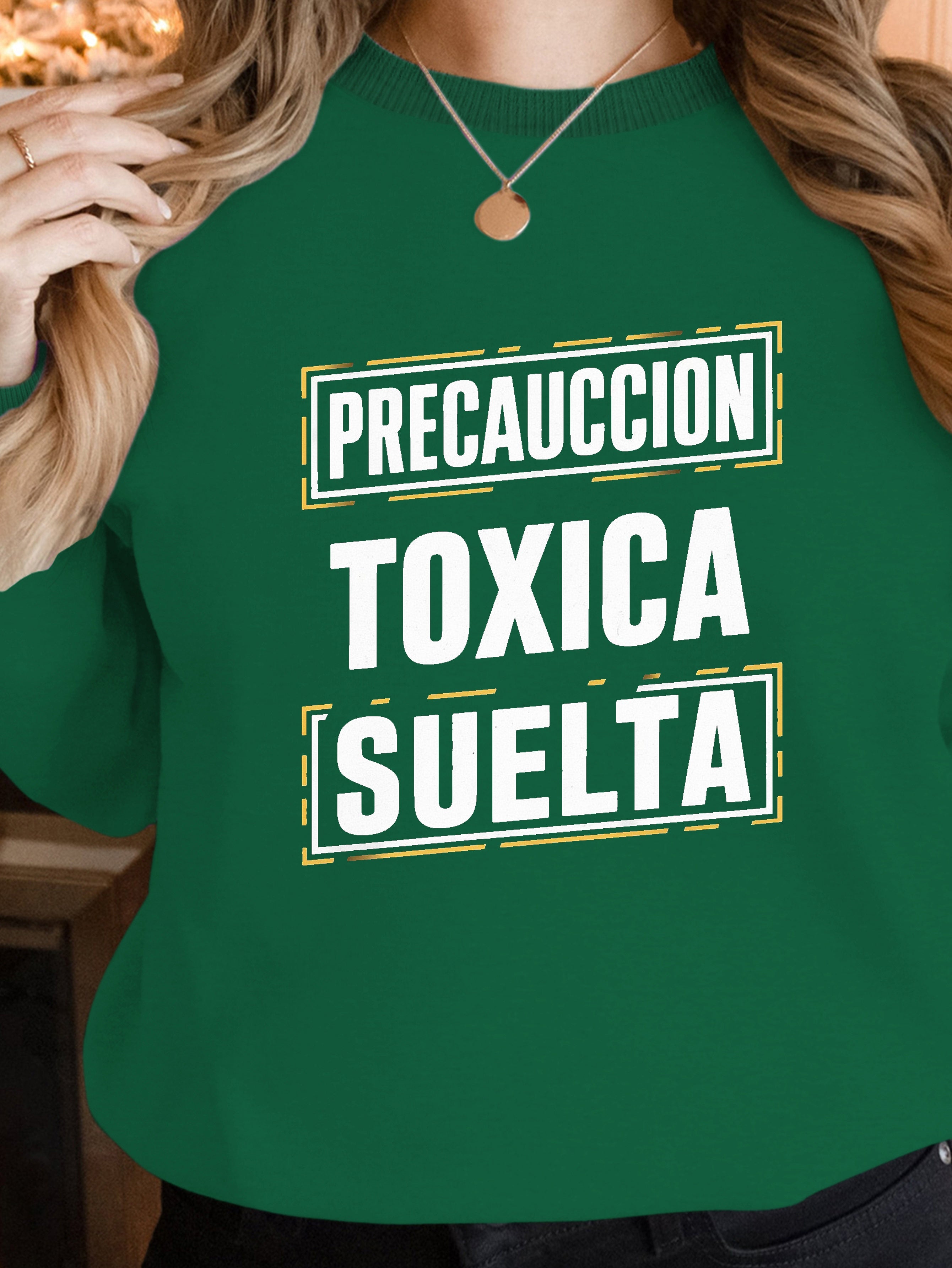 LOOSE TOXIC CAUTION women's sweatshirts