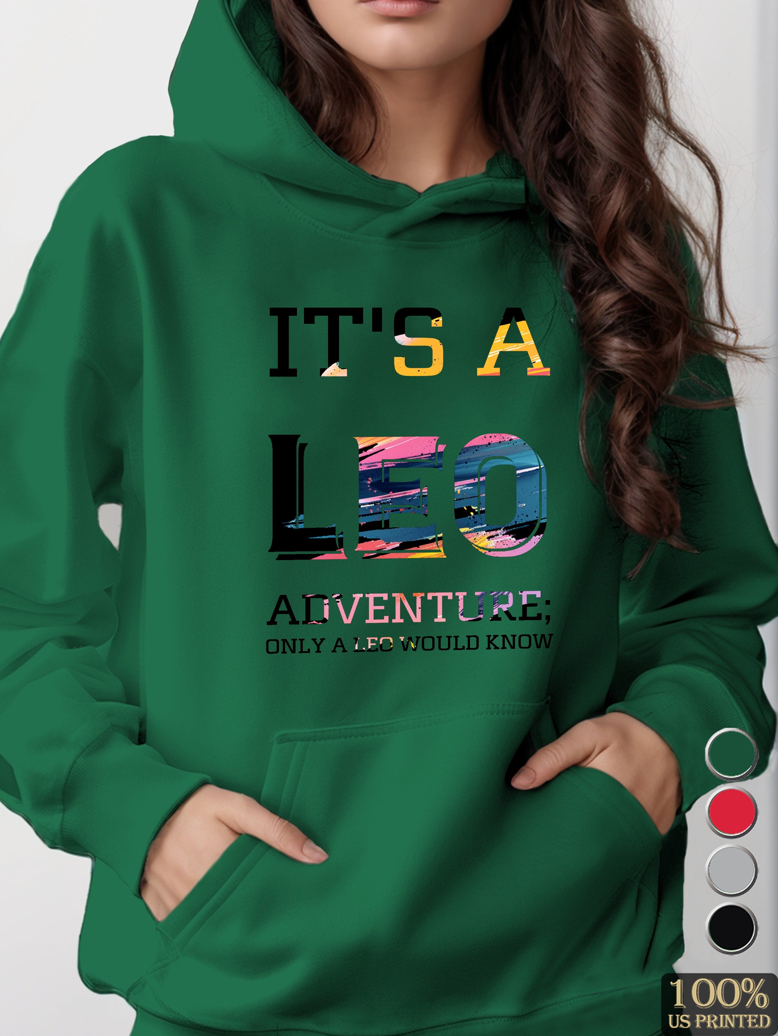 It s a Leo adventure women's hooded sweatshirt